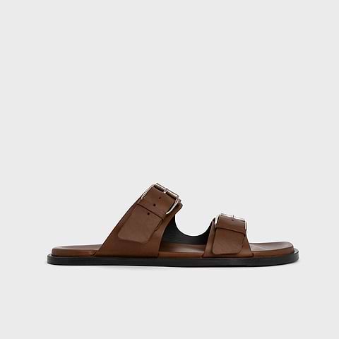 Pierre Hardy MARLON SANDAL, tobacco calfskin