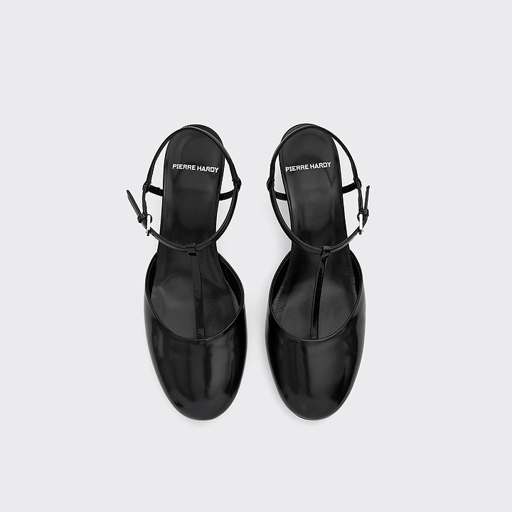 Pierre Hardy DANIELLE PUMP, black lambskin, view 3