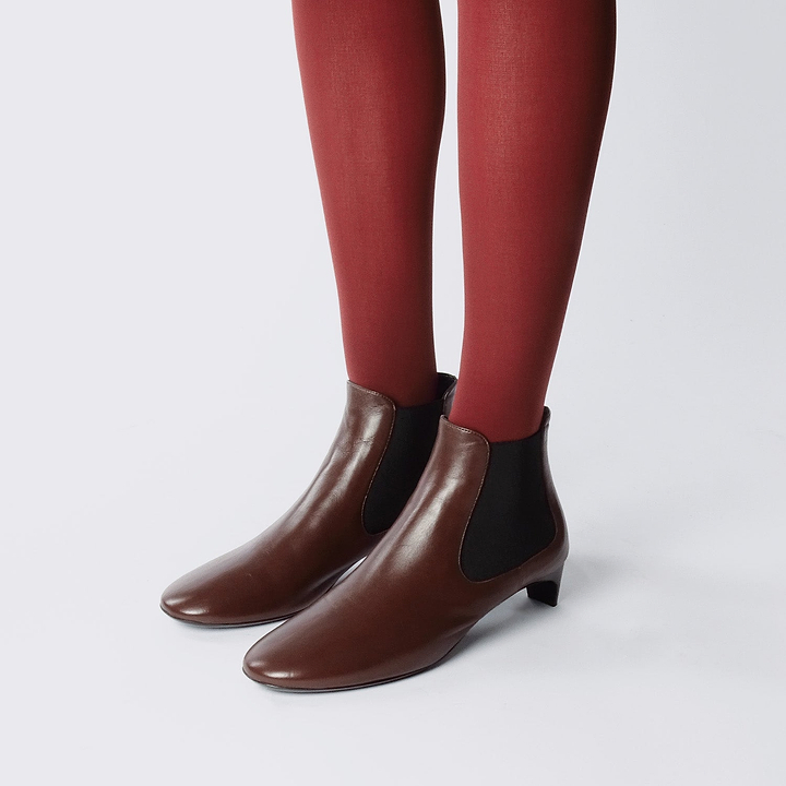 Pierre Hardy CLAUDE CHELSEA BOOTS, brown lambskin, view 4