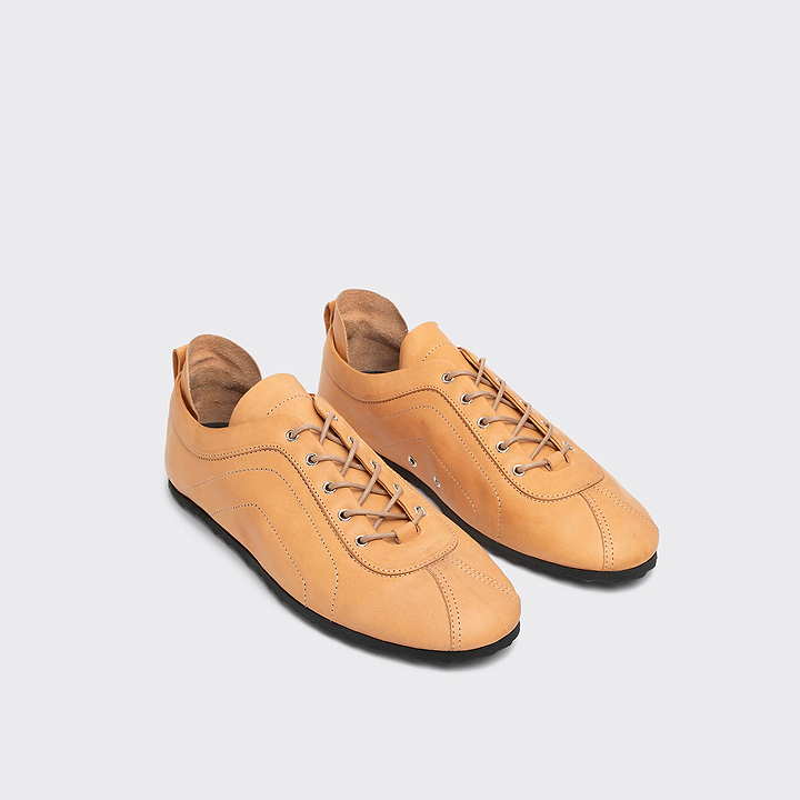 Pierre Hardy ISA SNEAKERS, natural calfskin, view 3