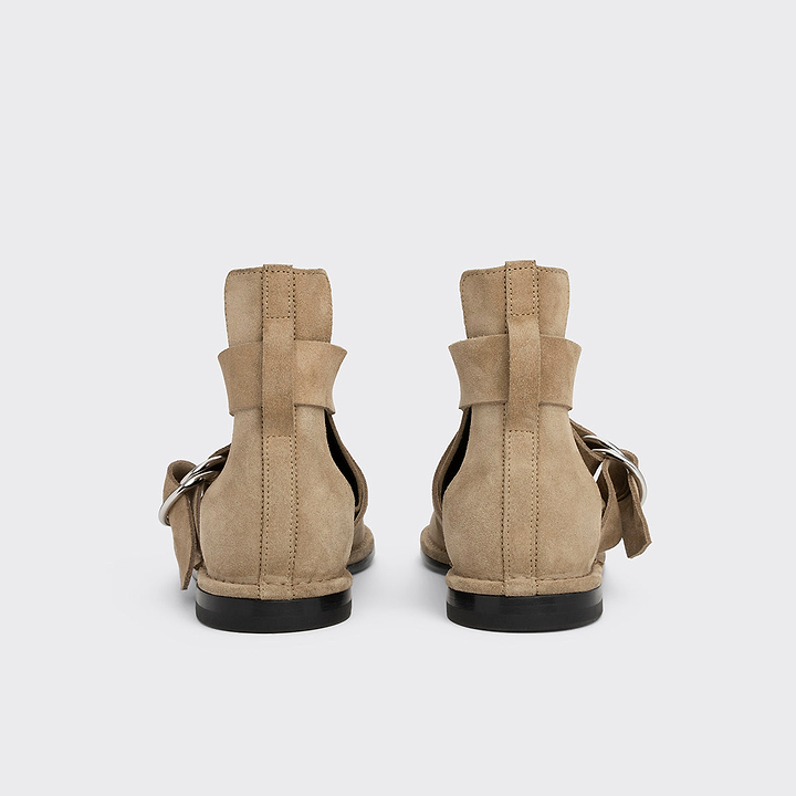 Pierre Hardy FRANCES BOOTS, sand suede calfskin, view 5