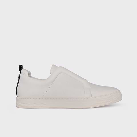 Pierre Hardy SLIDER SNEAKERS, white calfskin