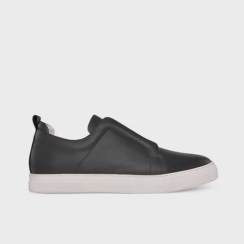 Pierre Hardy SLIDER SNEAKERS, black calfskin