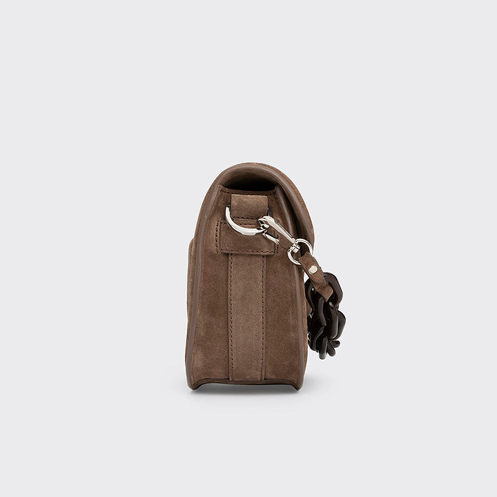 Pierre Hardy MINI ALPHAVILLE BAG, light brown suede calfskin, view 3