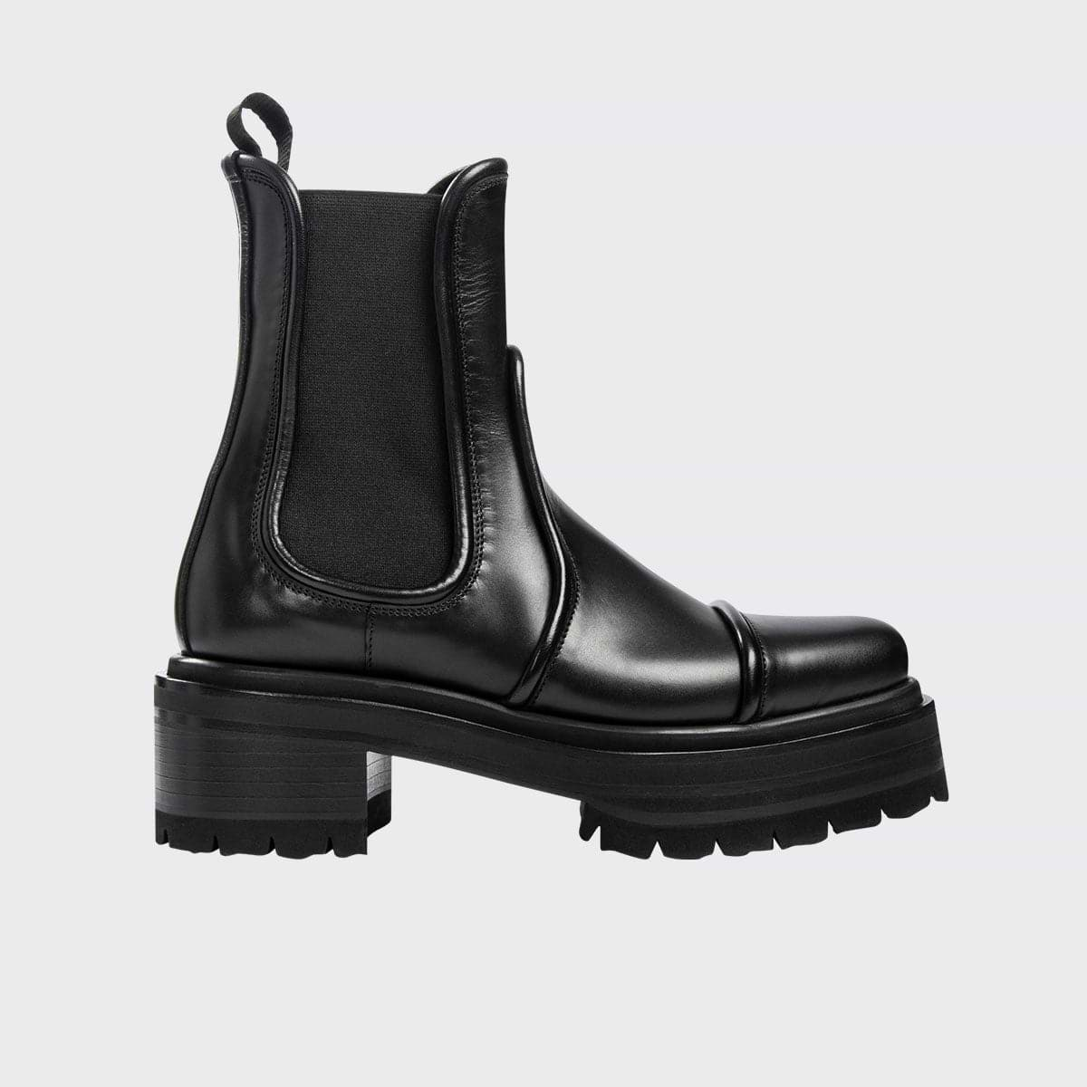 XANADU ankle boots for women in black calf leather PIERRE HARDY