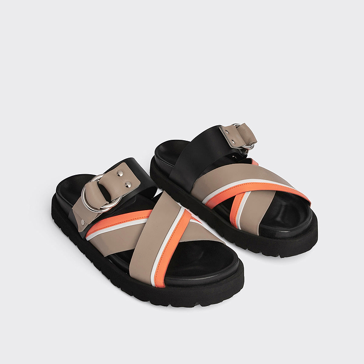 CROSS RIDER FLAT SANDAL