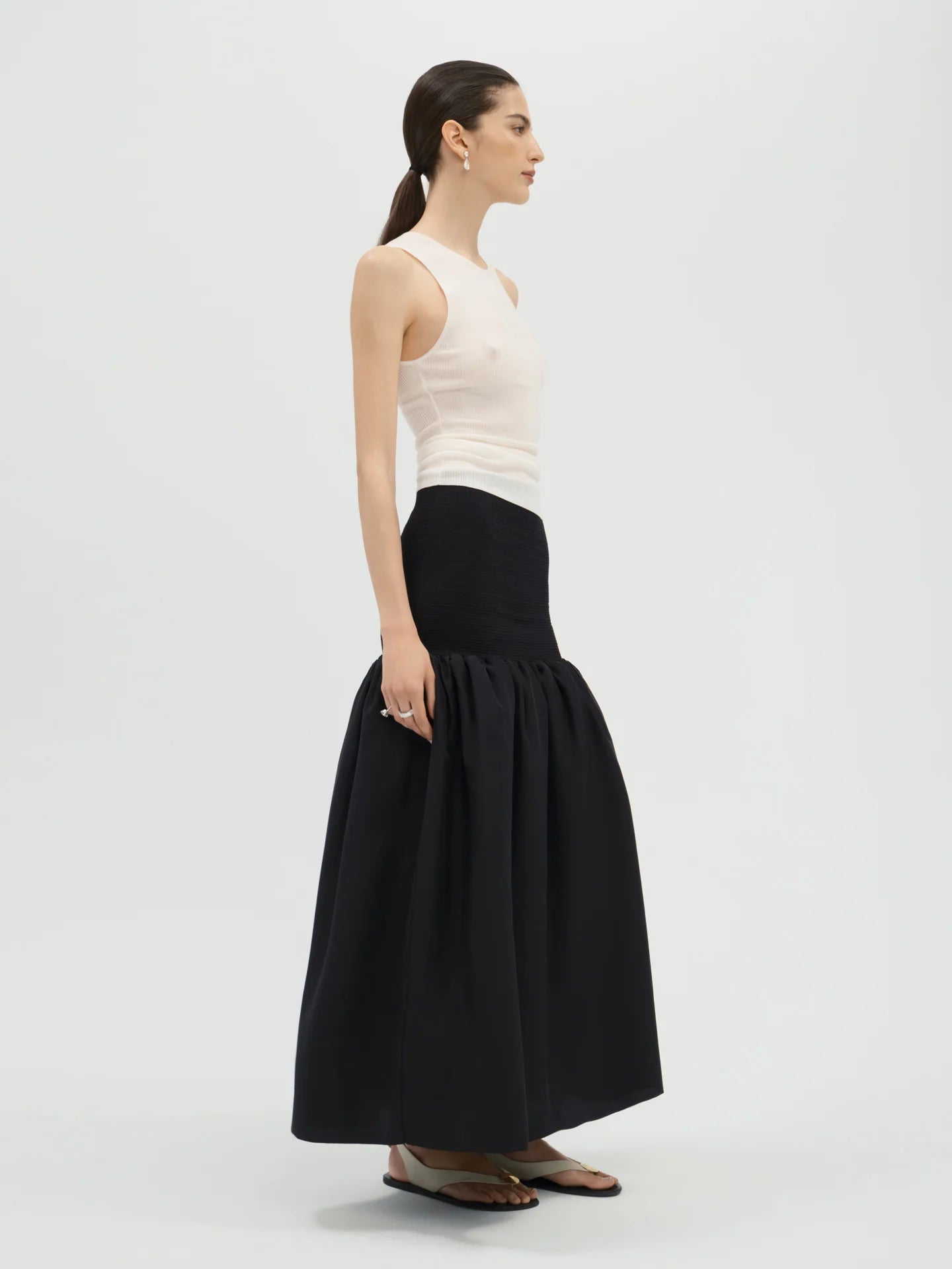 Quillan Skirt in Silk - AFLALO