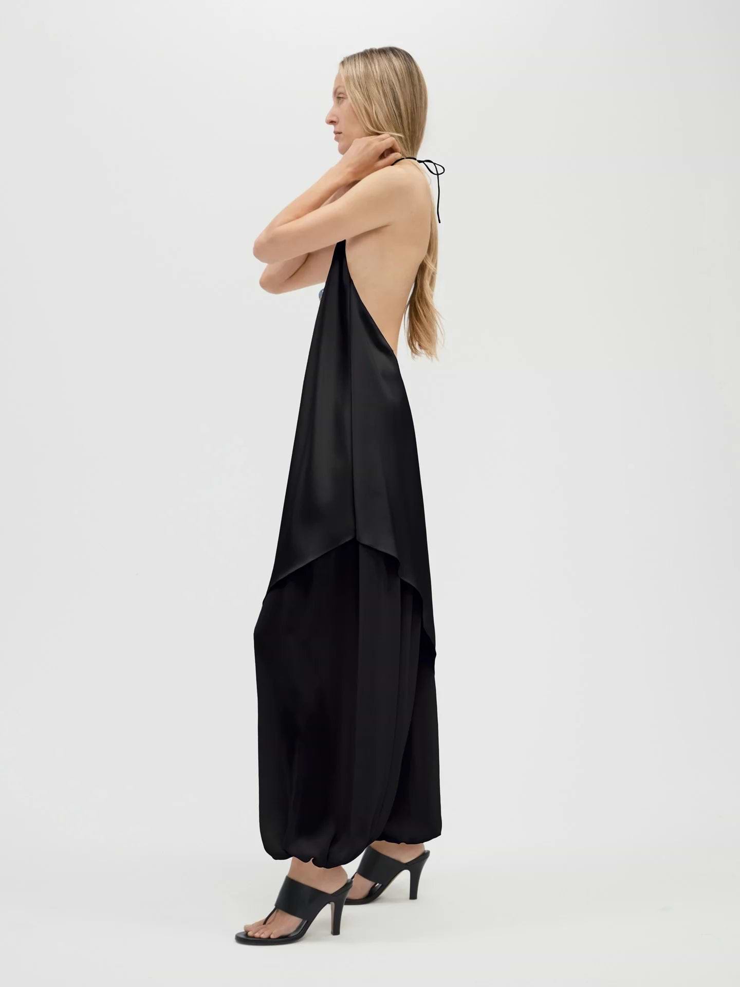 Sibem Dress in Silk - AFLALO