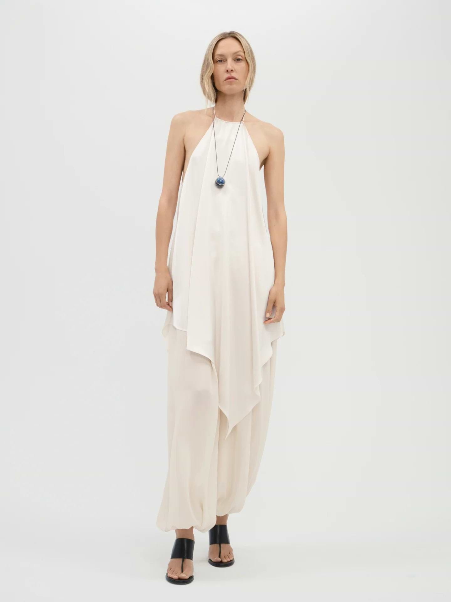Sibem Dress in Silk - AFLALO