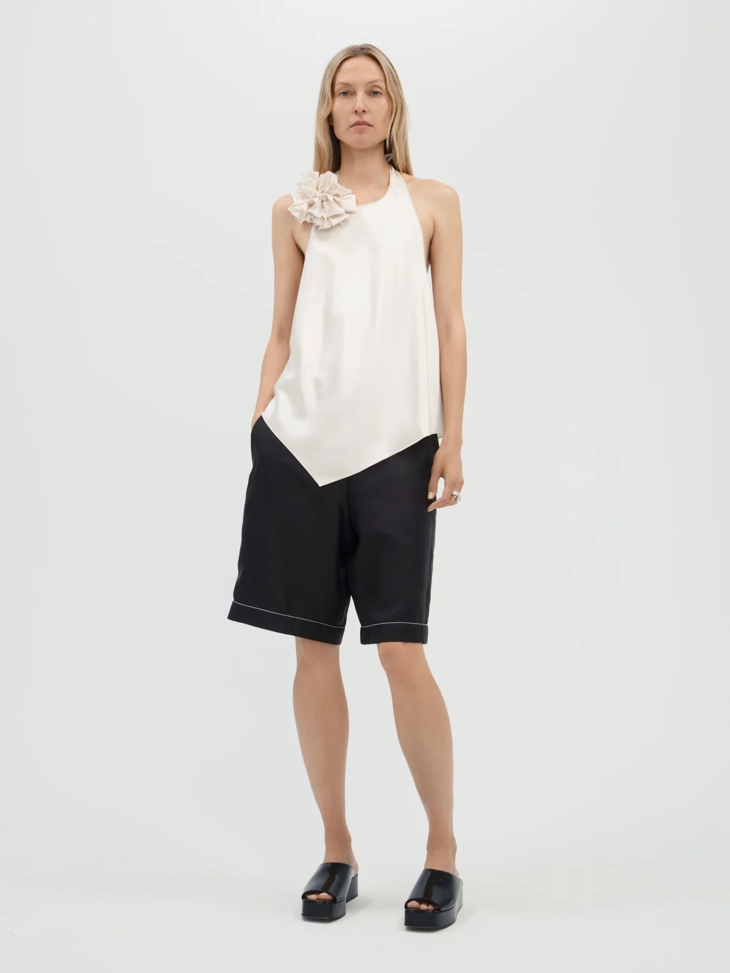 Auvira Top in Silk - AFLALO