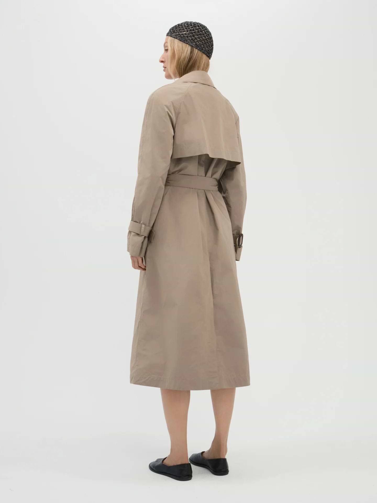 Luna Trench in Cotton Nylon - AFLALO