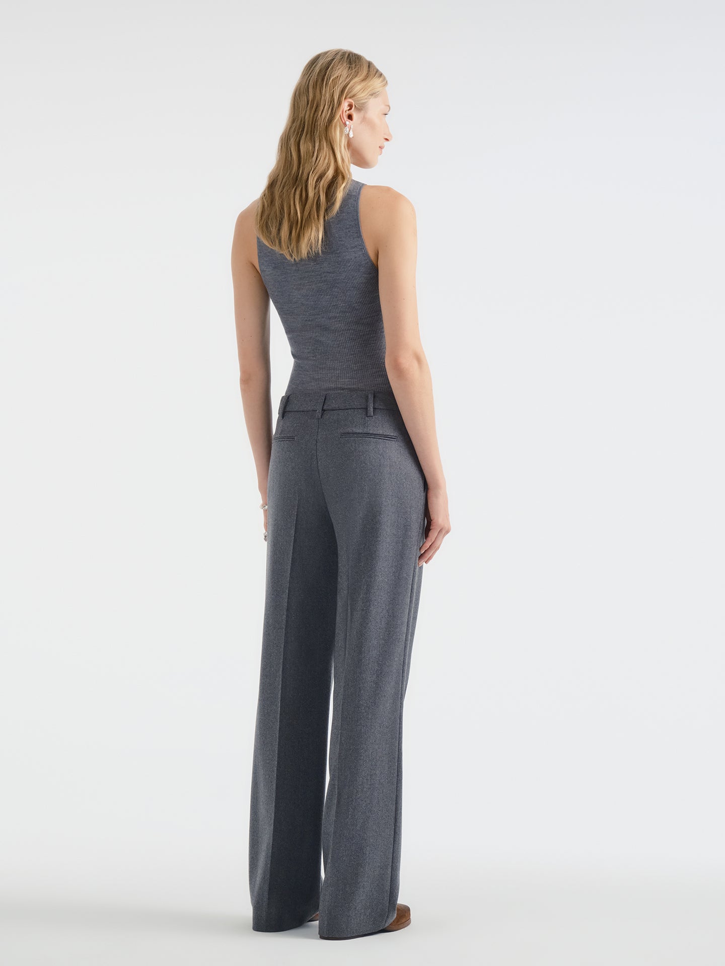 Cira Tank in Wool - AFLALO