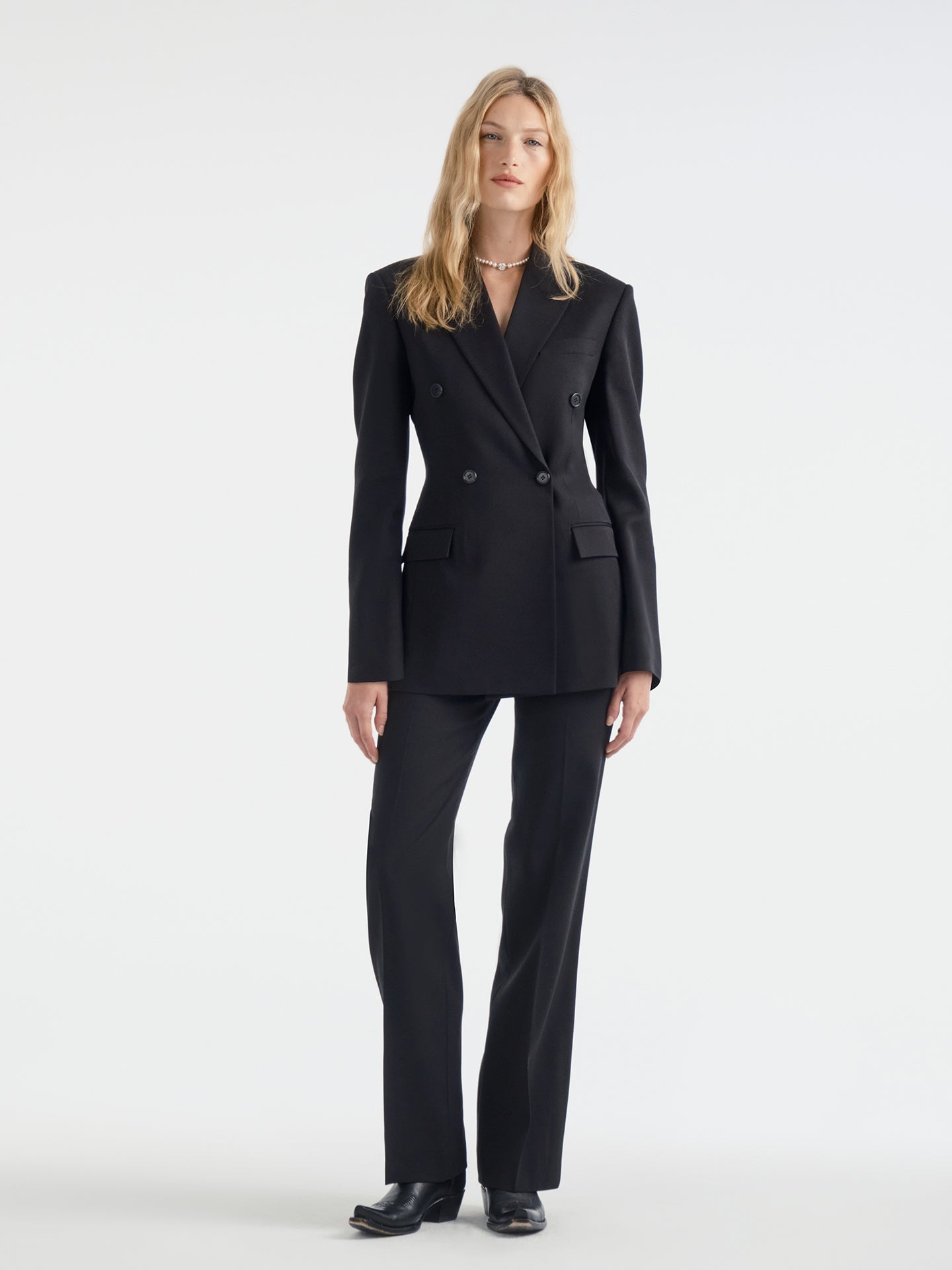 Lucid Pant in Wool Silk - AFLALO