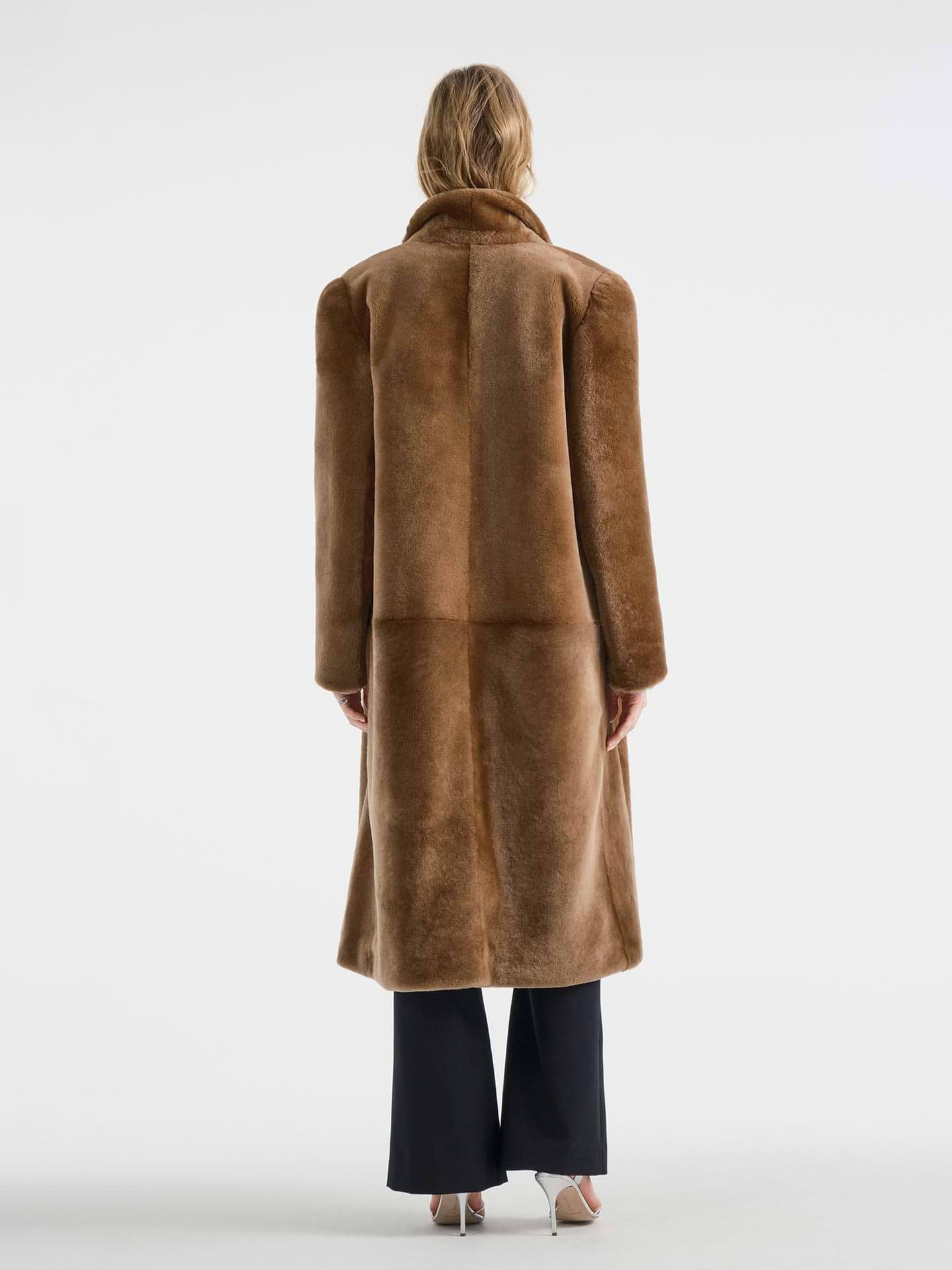 Maurelle Coat in Shearling - AFLALO