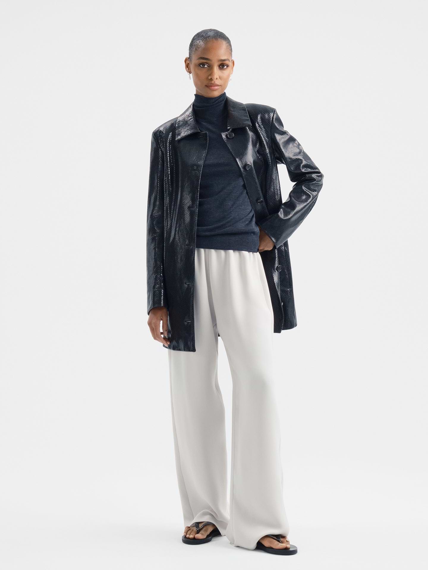 Ater Pant in Silk - AFLALO