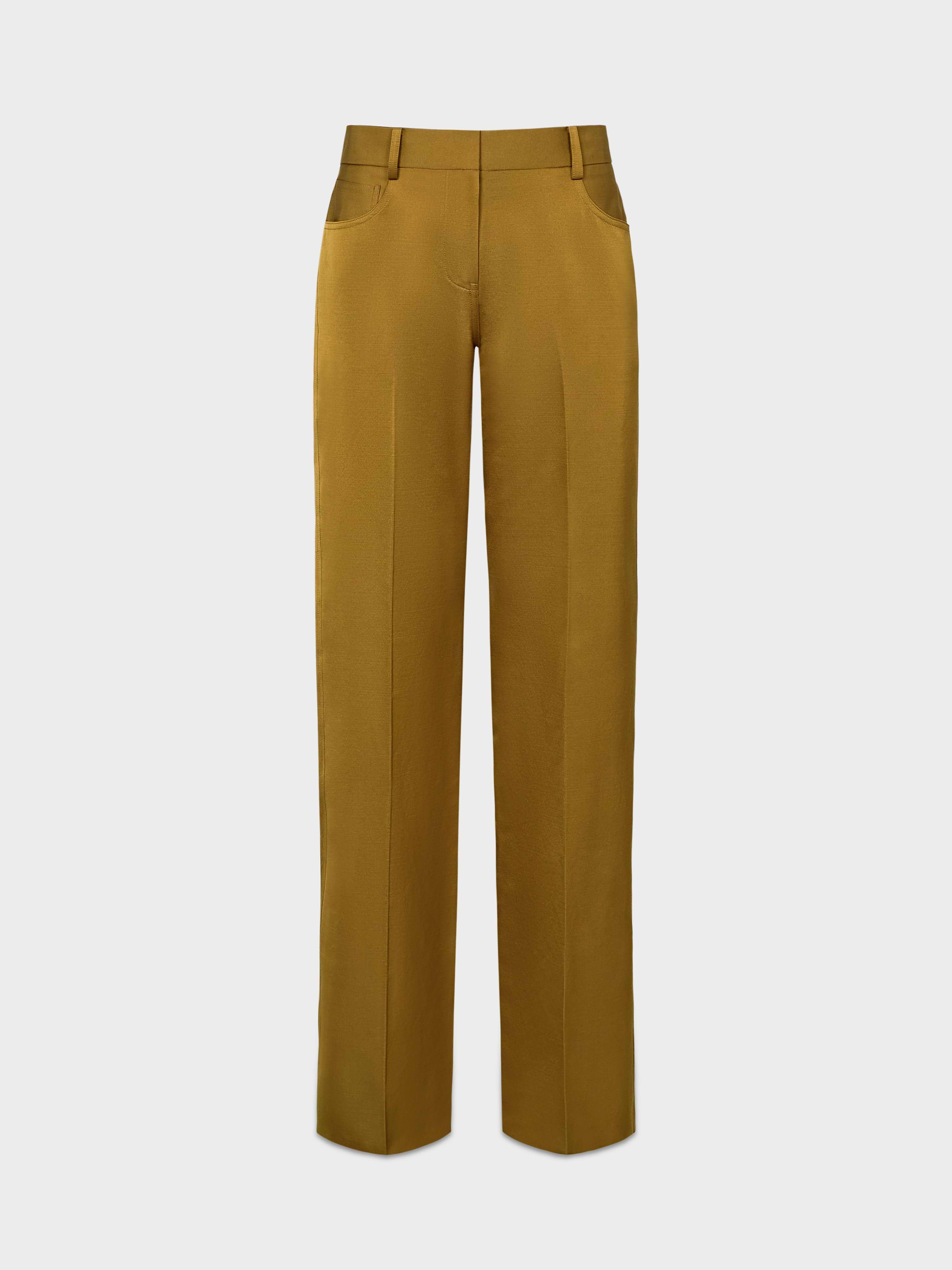 Junia Pant in Wool Silk