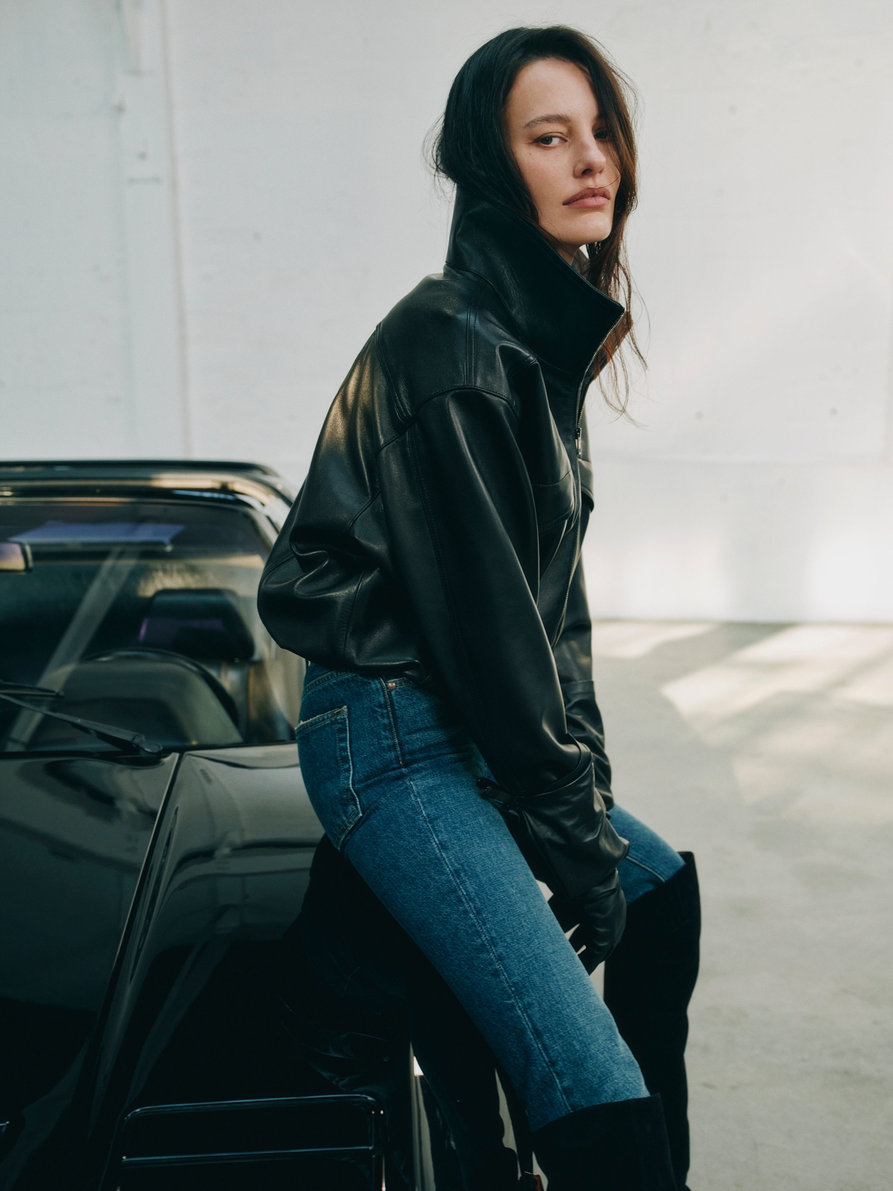 Zadie Jacket in Leather