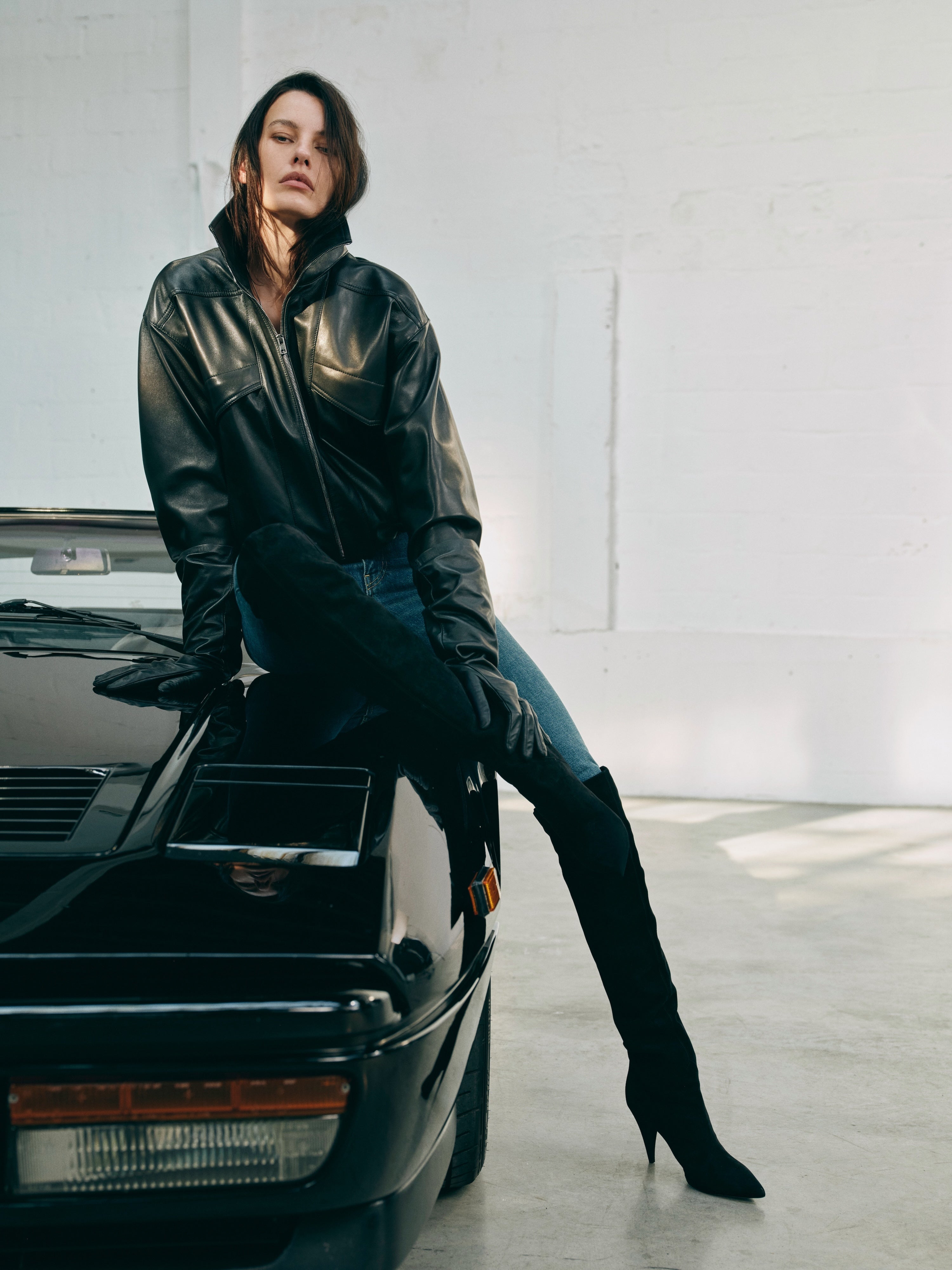 Zadie Jacket in Leather