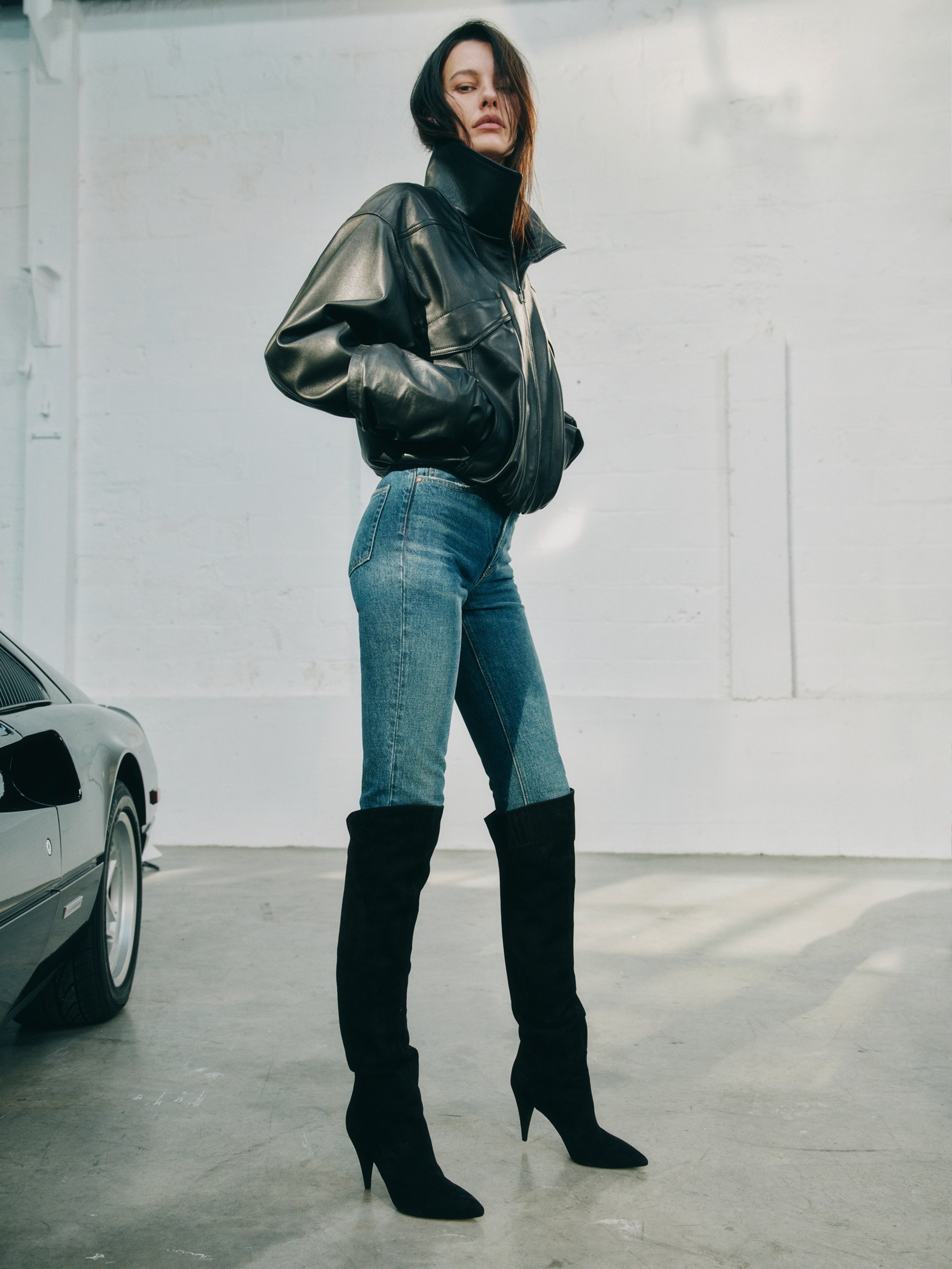 Zadie Jacket in Leather