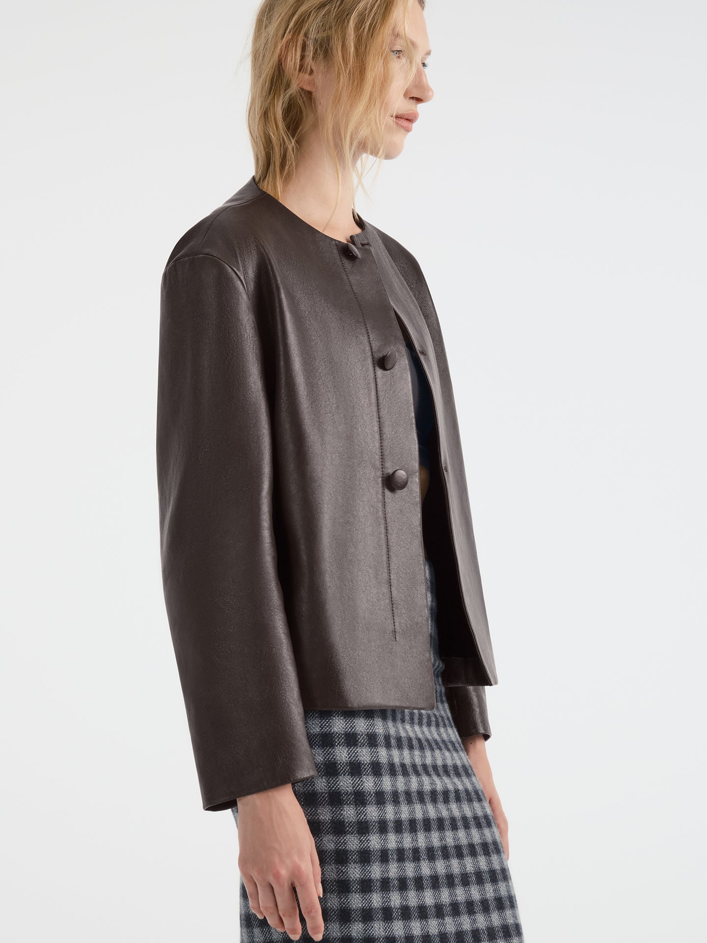 Oritihia Jacket in Leather - AFLALO