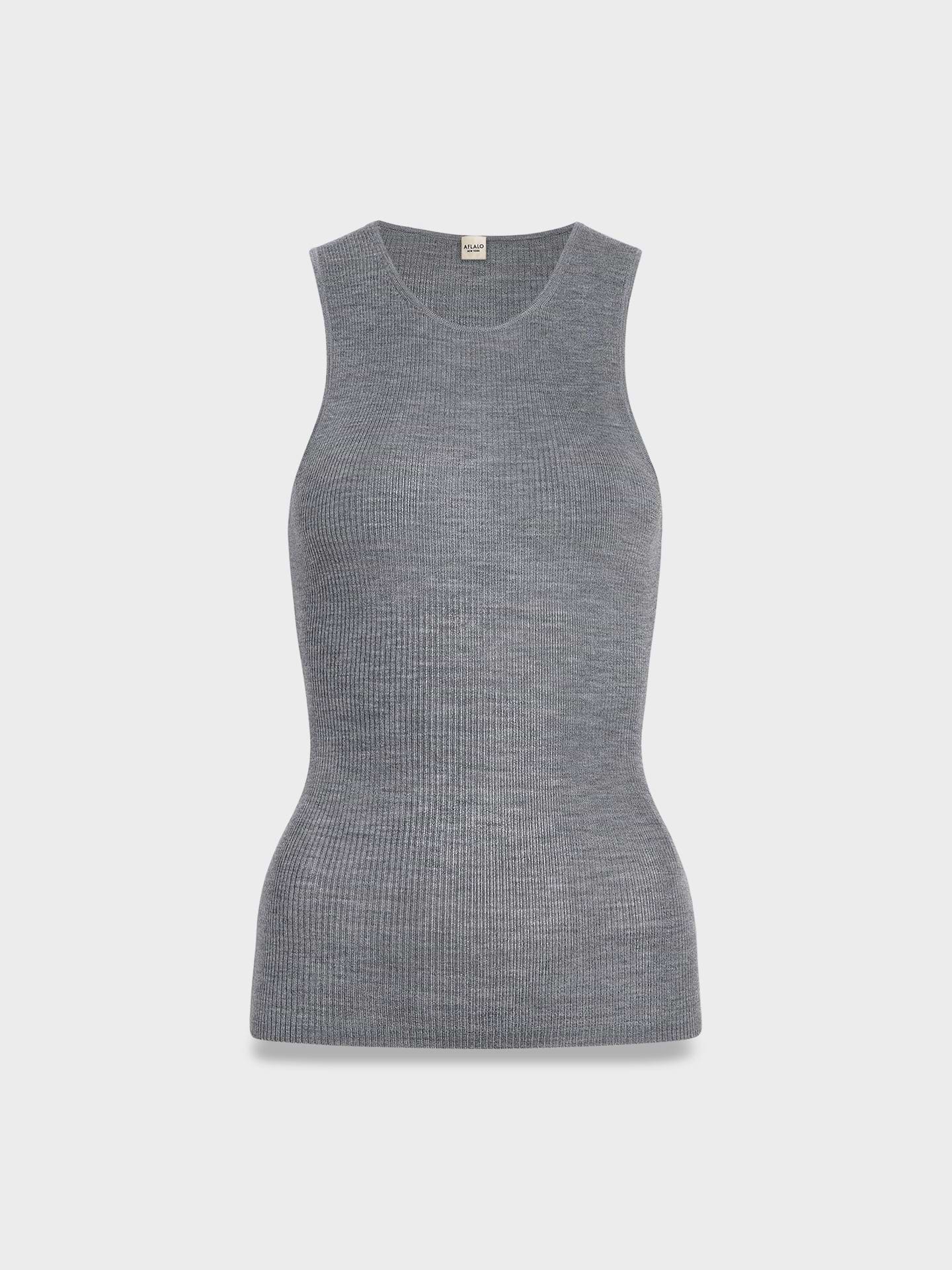 Cira Tank in Wool - AFLALO