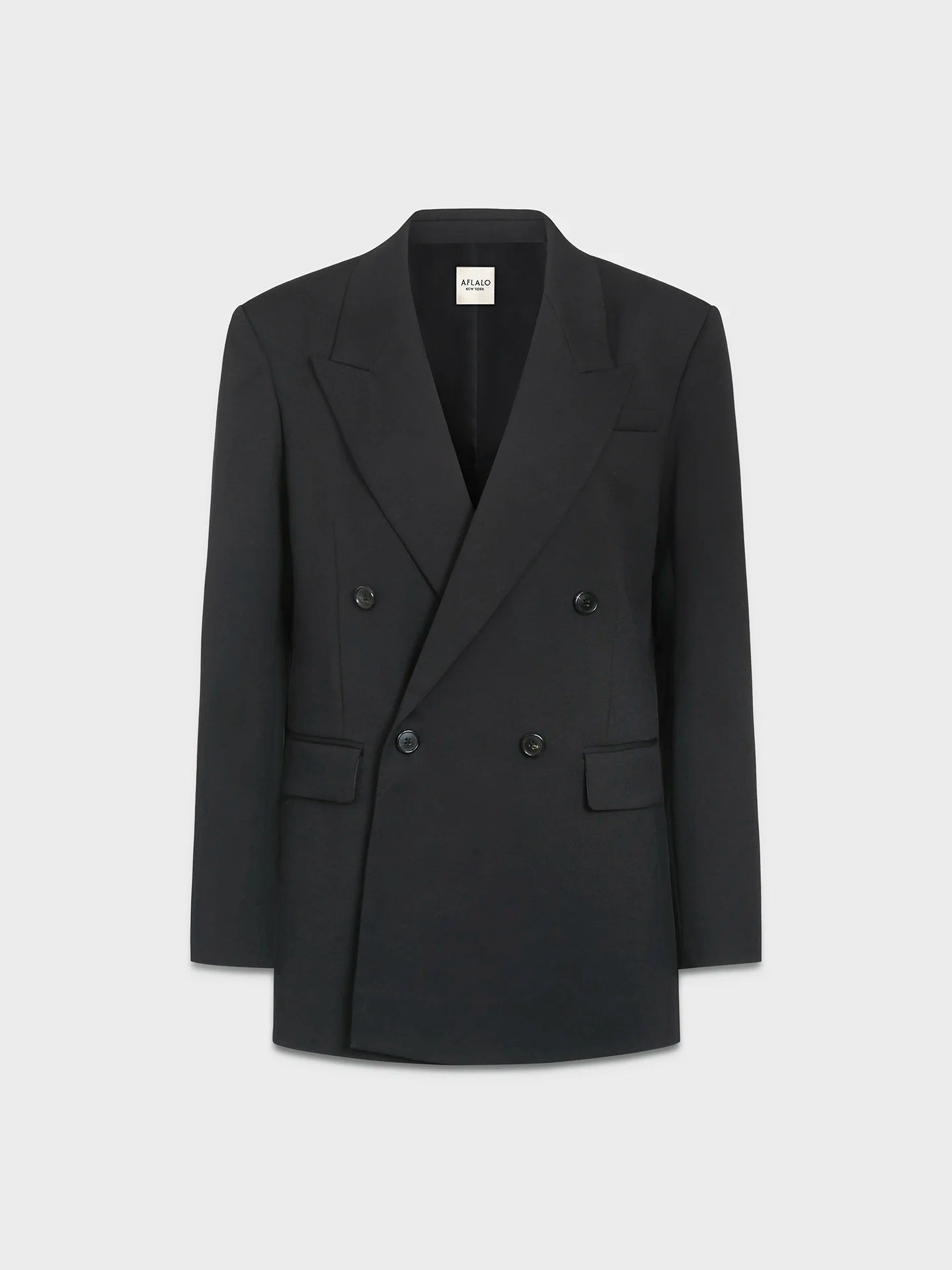 Edi Blazer in Wool Silk - AFLALO