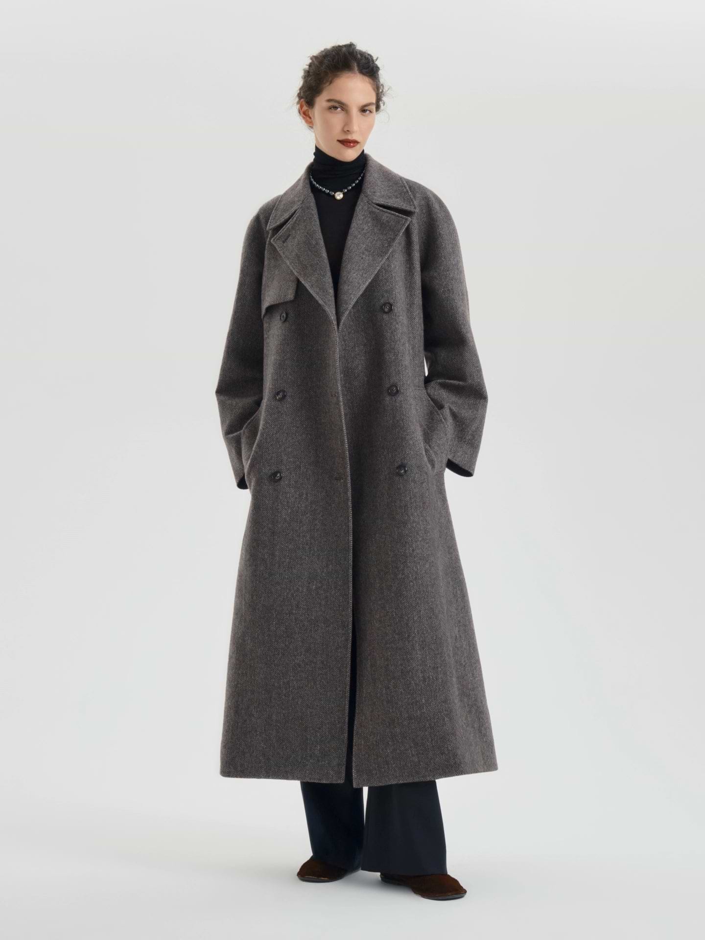 Ellery Coat in Cashmere - AFLALO