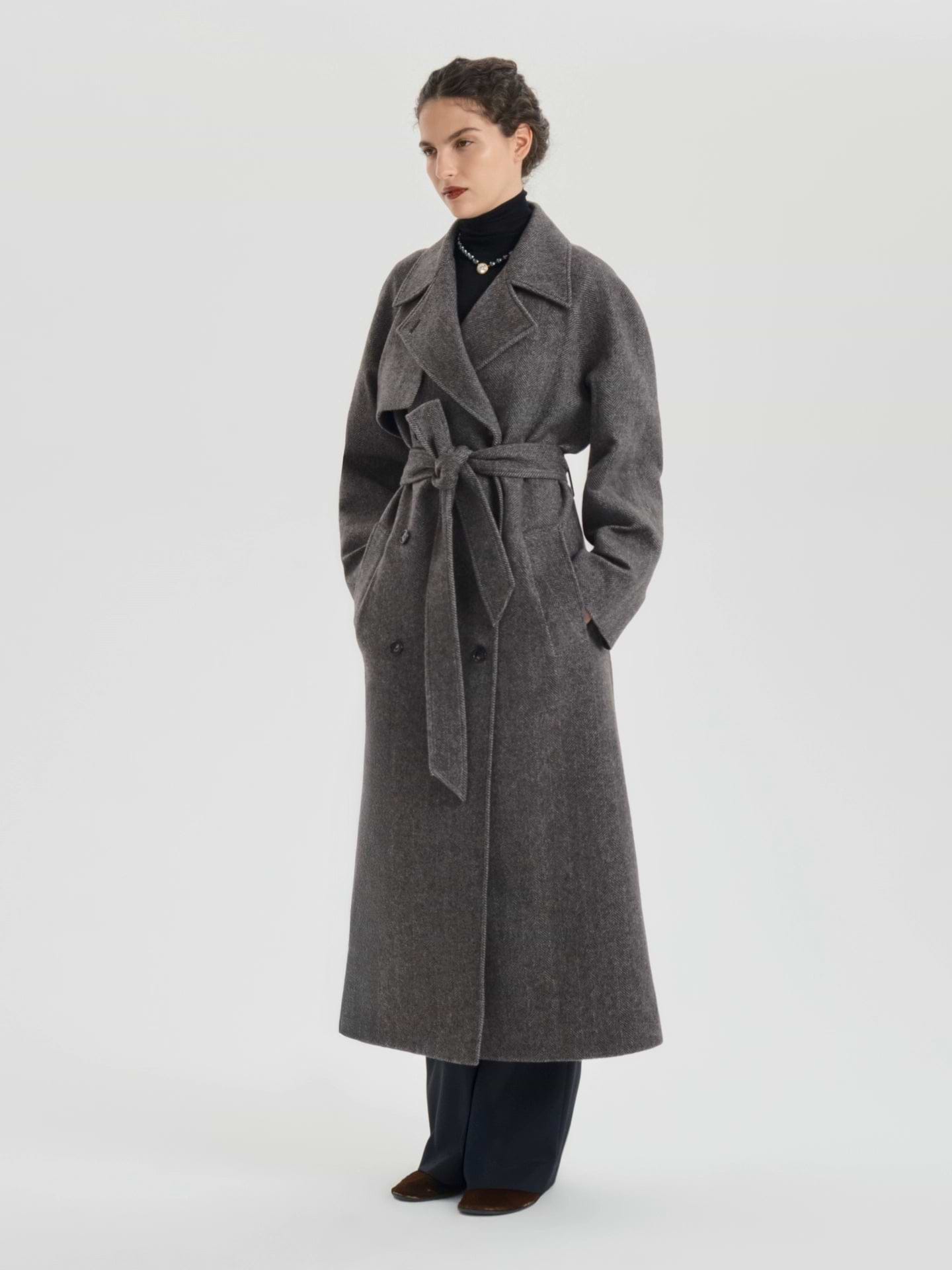 Ellery Coat in Cashmere - AFLALO