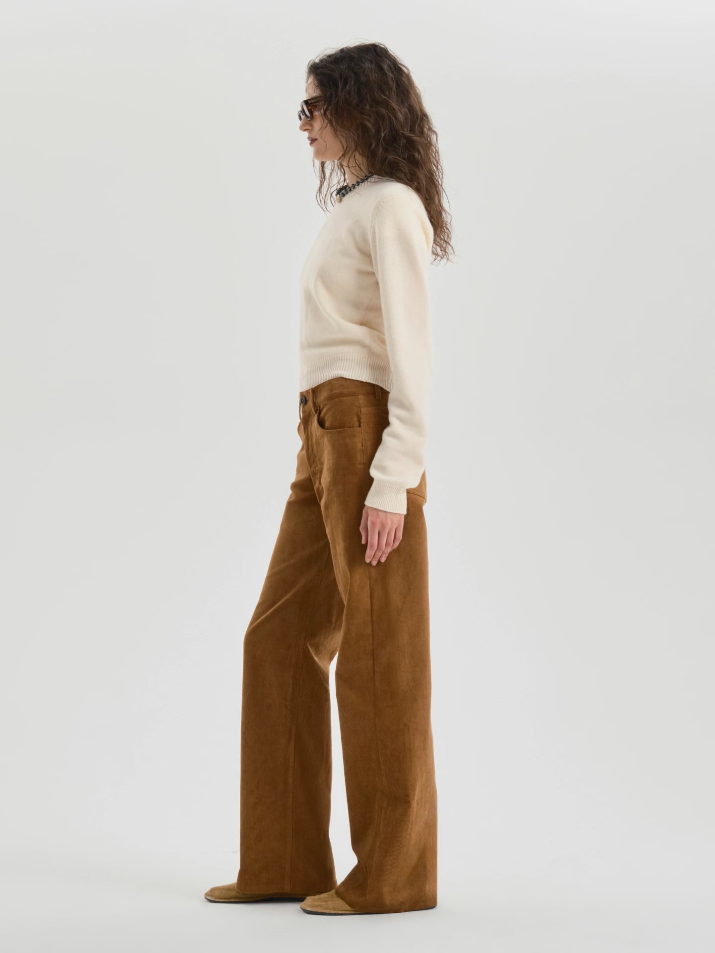 Velin Sweater in Cashmere - AFLALO