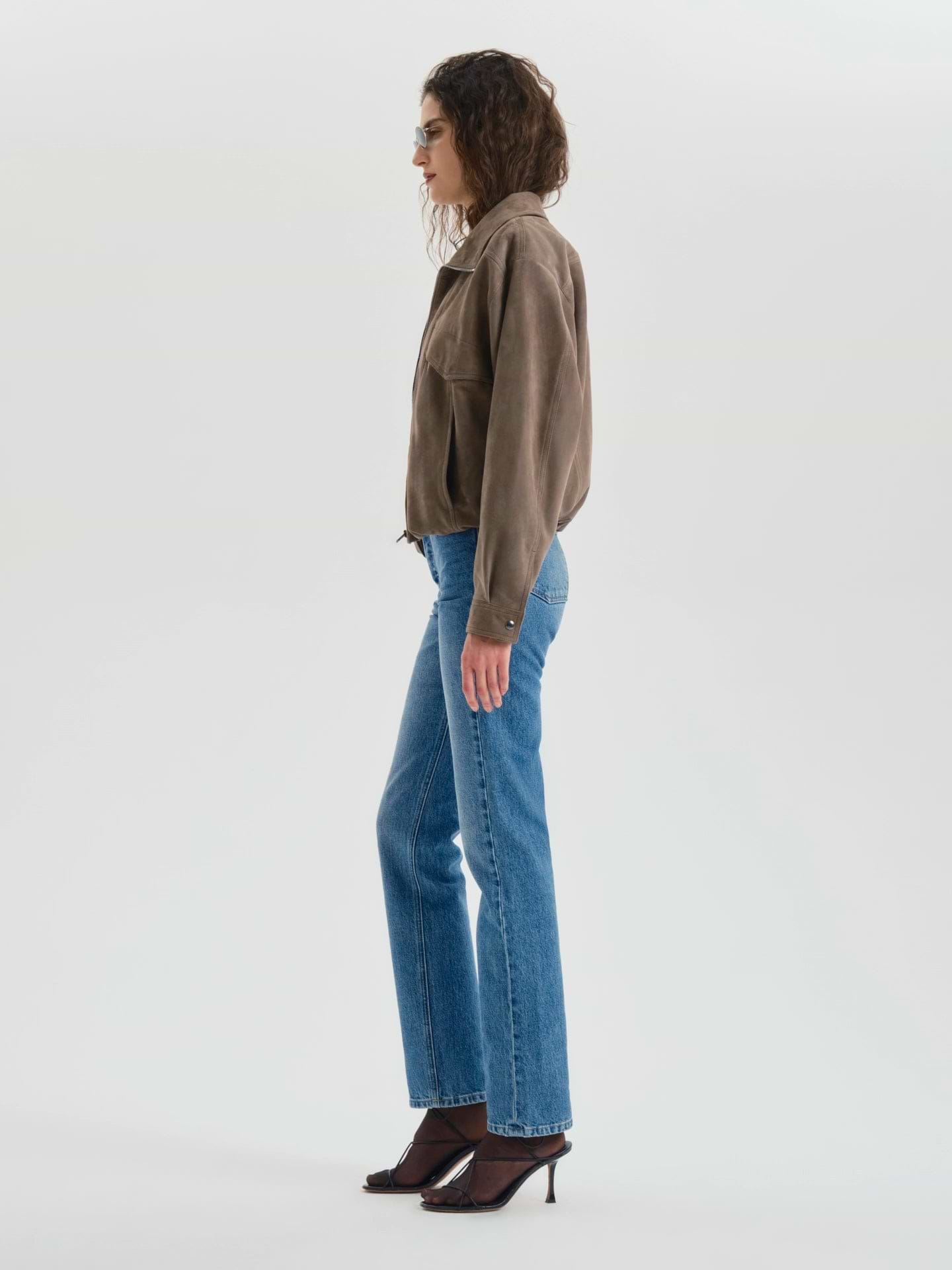 Orwell Jean in Rigid Denim - AFLALO
