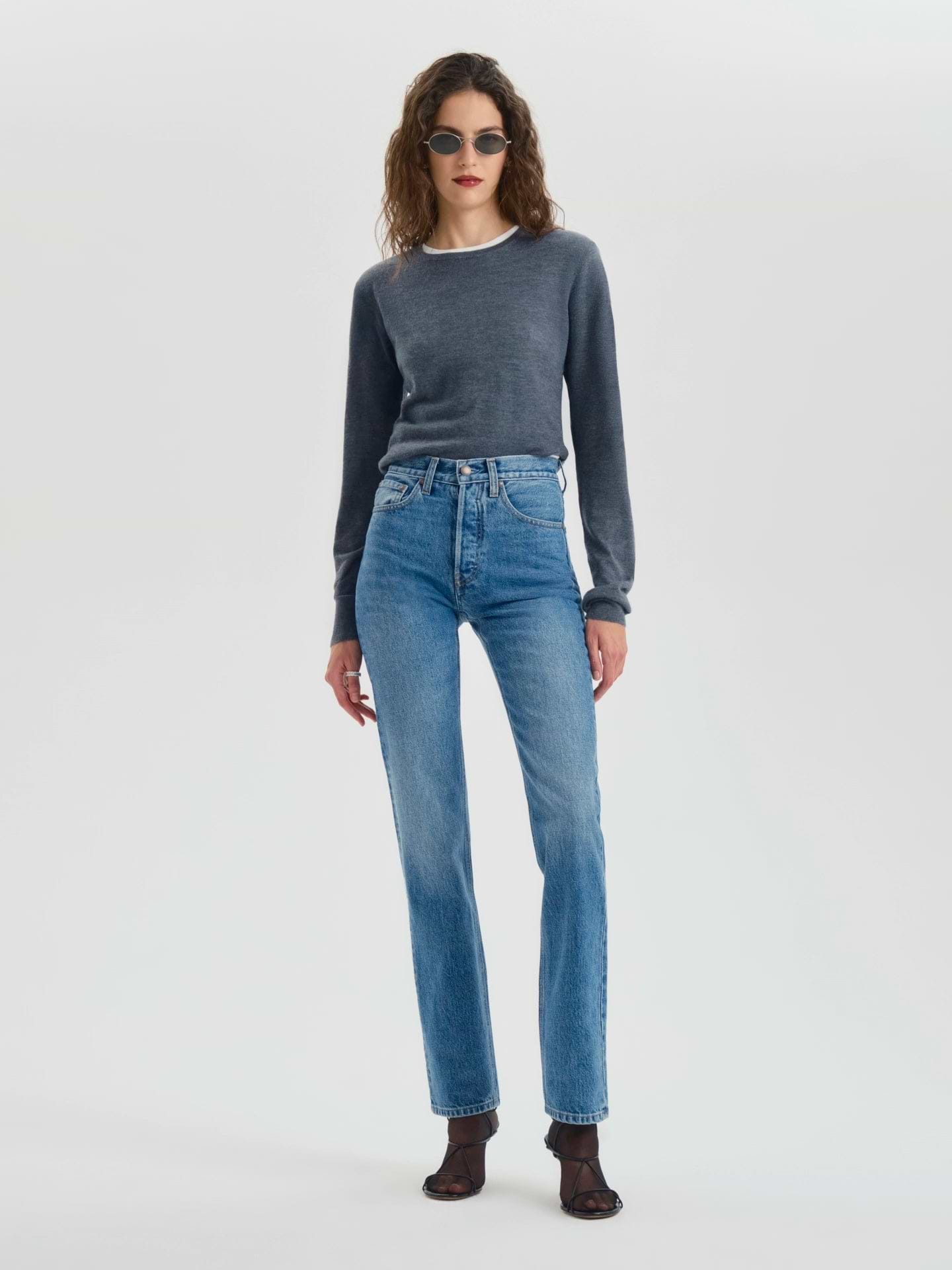 Orwell Jean in Rigid Denim - AFLALO