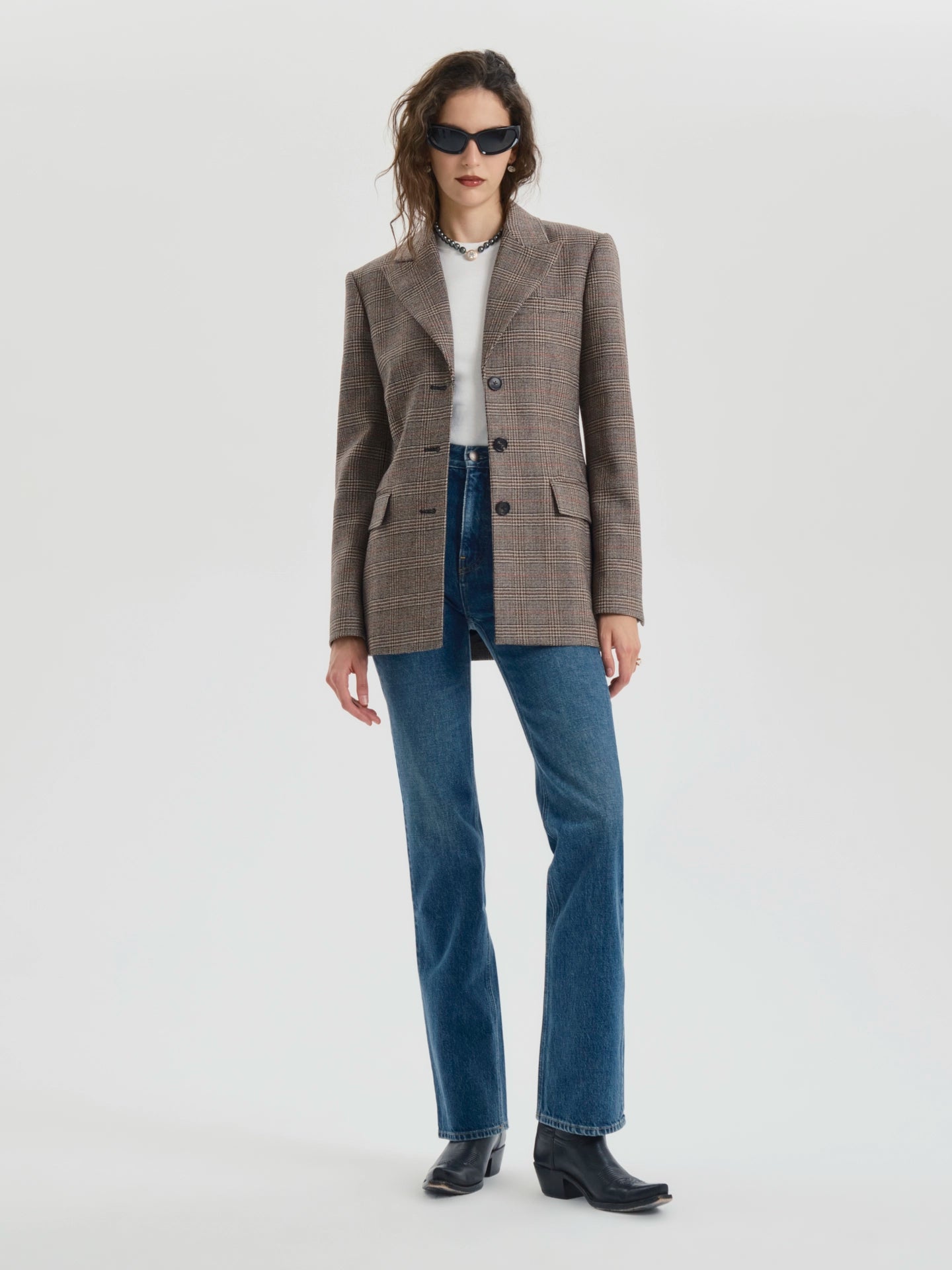 Roux Blazer in Wool - AFLALO