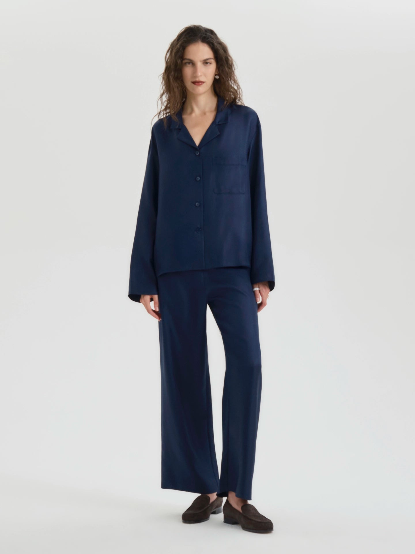 Lyra Shirt in Silk - AFLALO