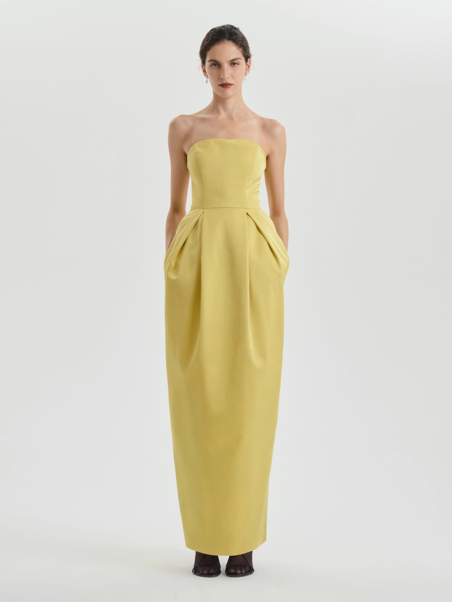 Alune Dress in Wool Silk