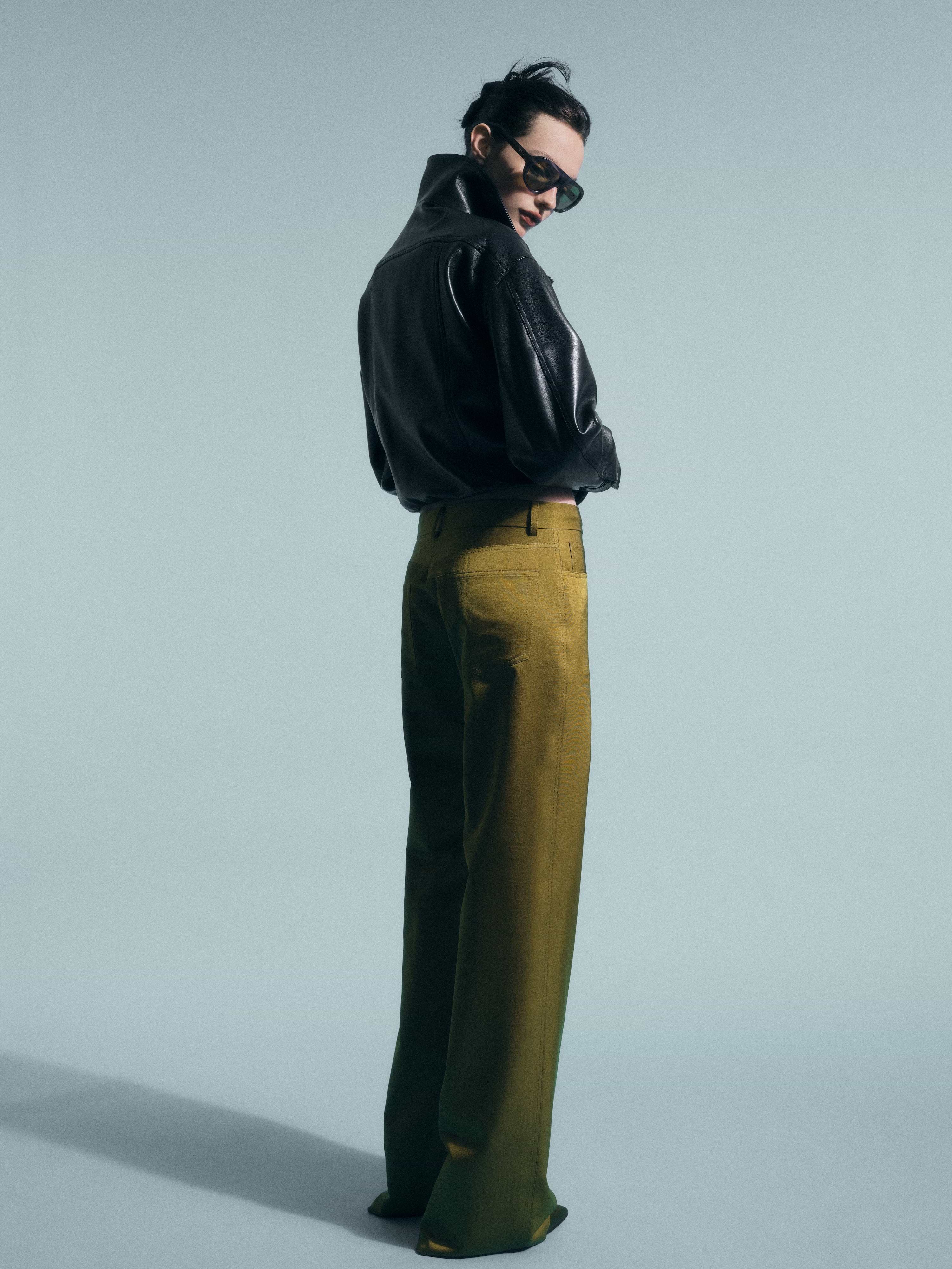Junia Pant in Wool Silk