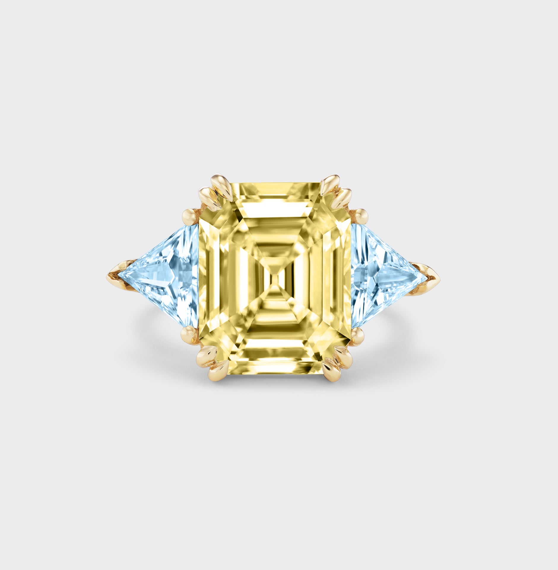 Canary Ida Ring in Gold