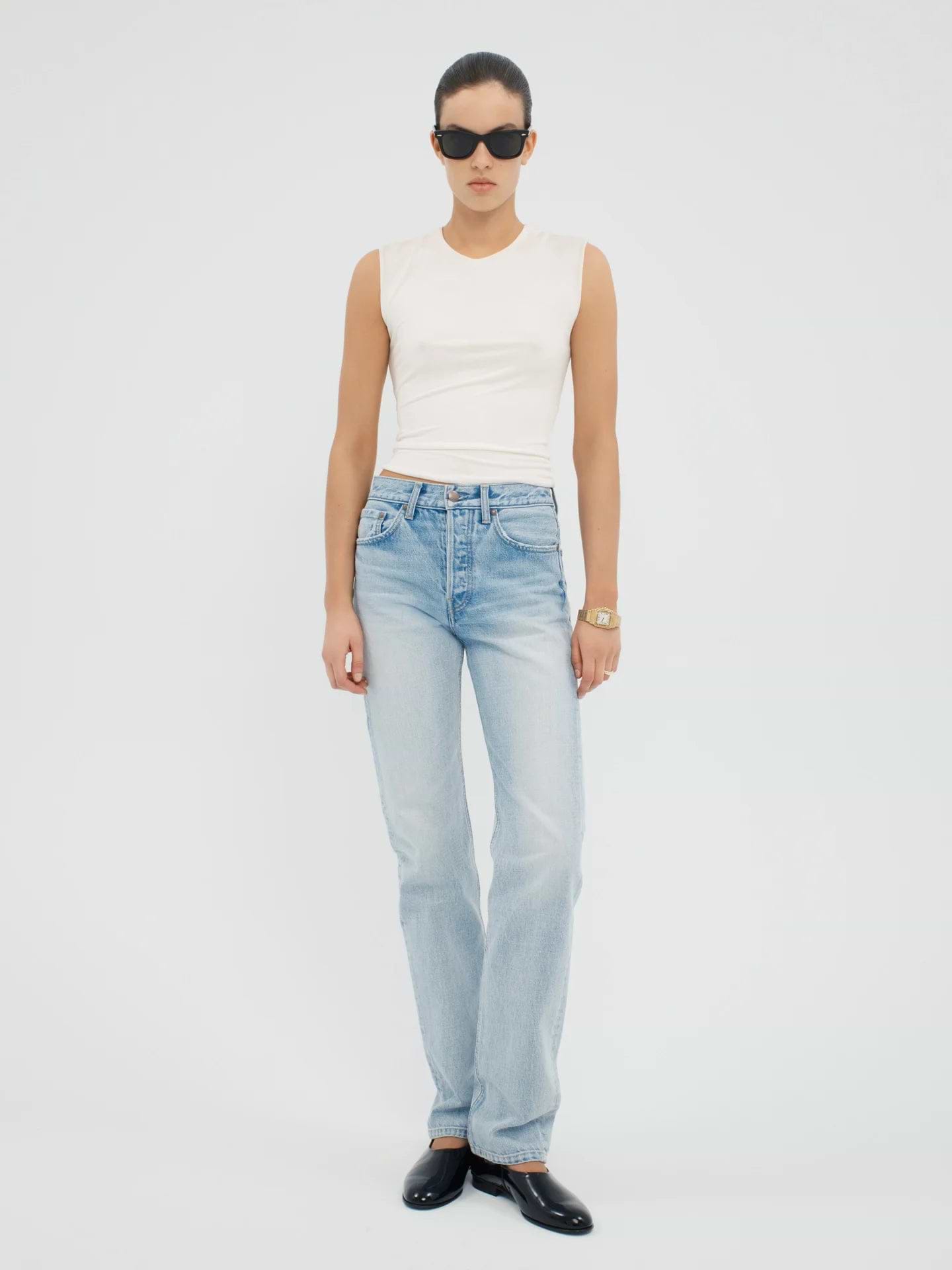 Orwell Jean in Rigid Denim - AFLALO
