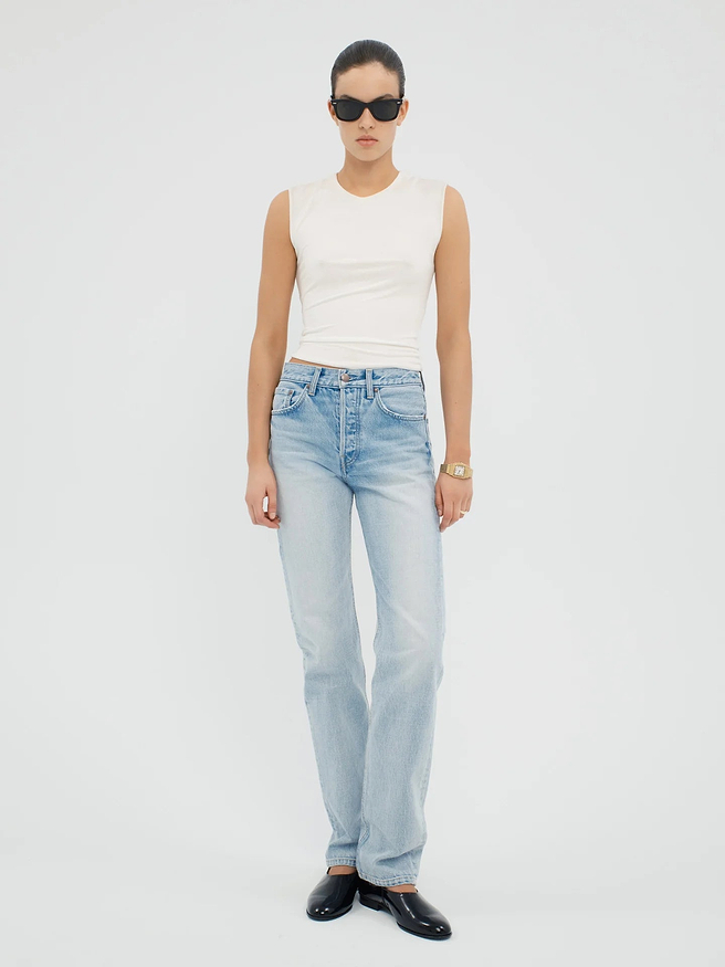 Orwell Jean in Rigid Denim - AFLALO