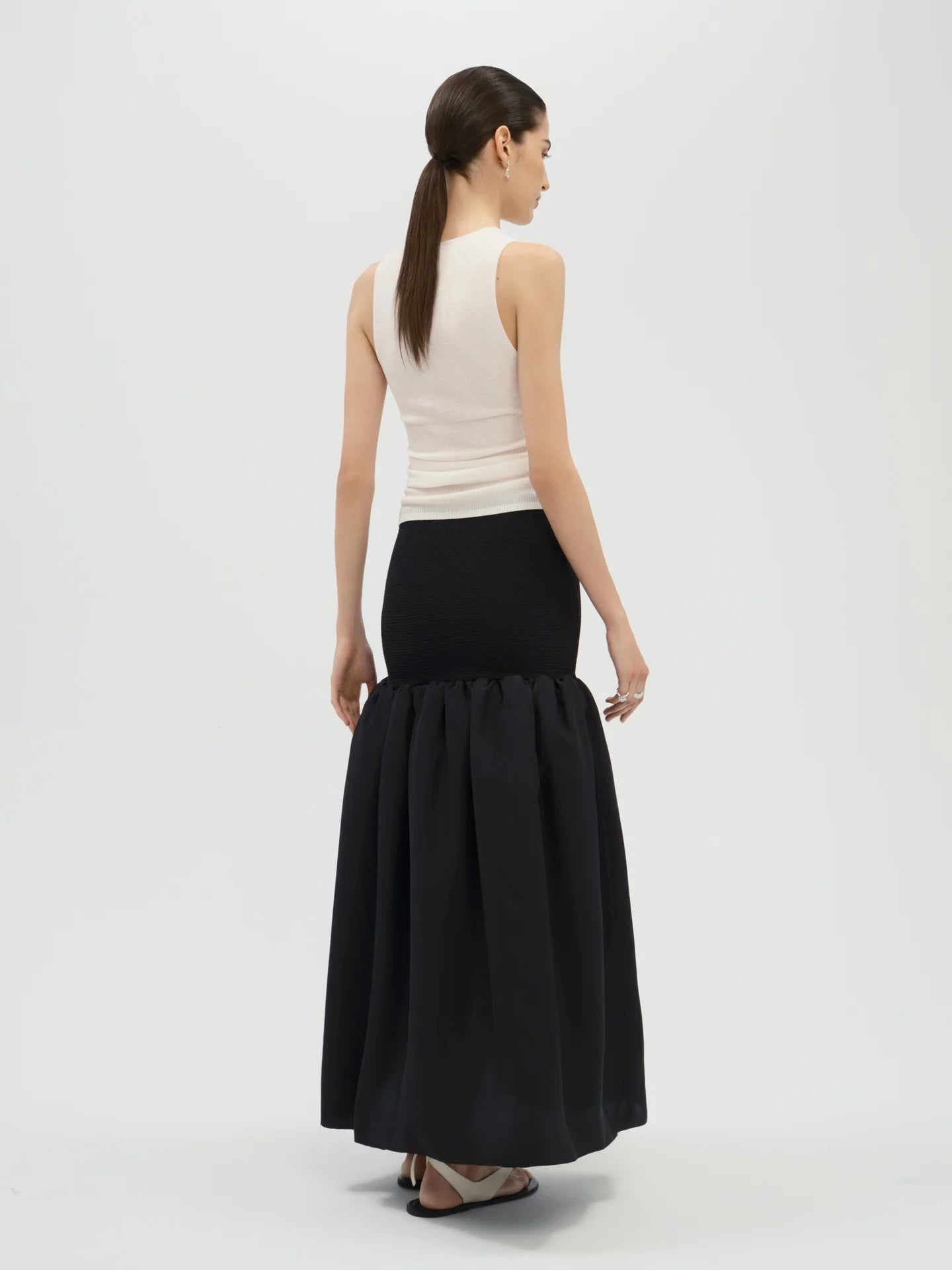 Quillan Skirt in Silk - AFLALO