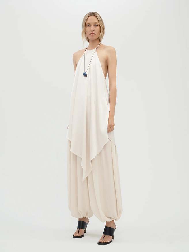 Sibem Dress in Silk - AFLALO