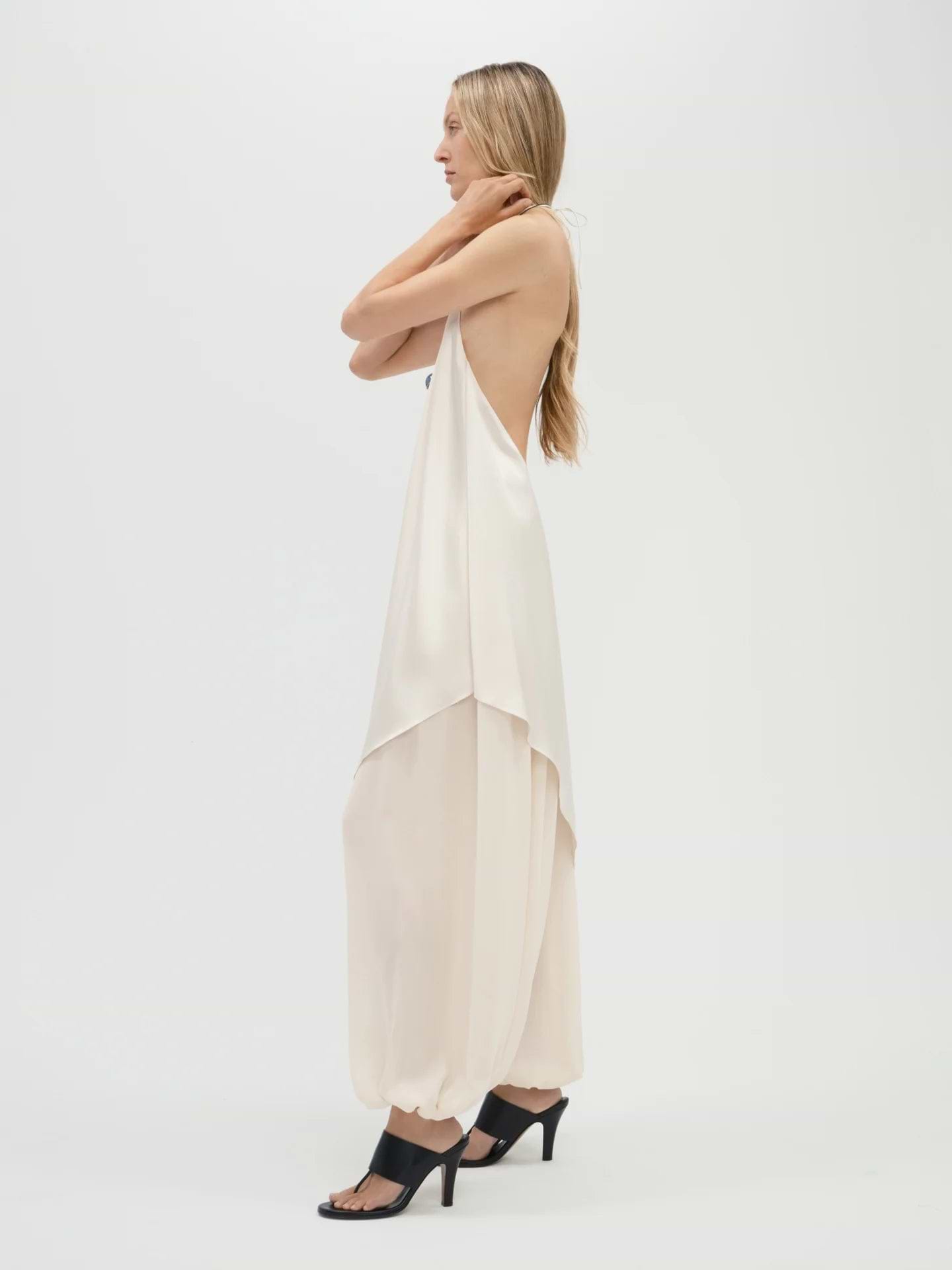 Sibem Dress in Silk - AFLALO