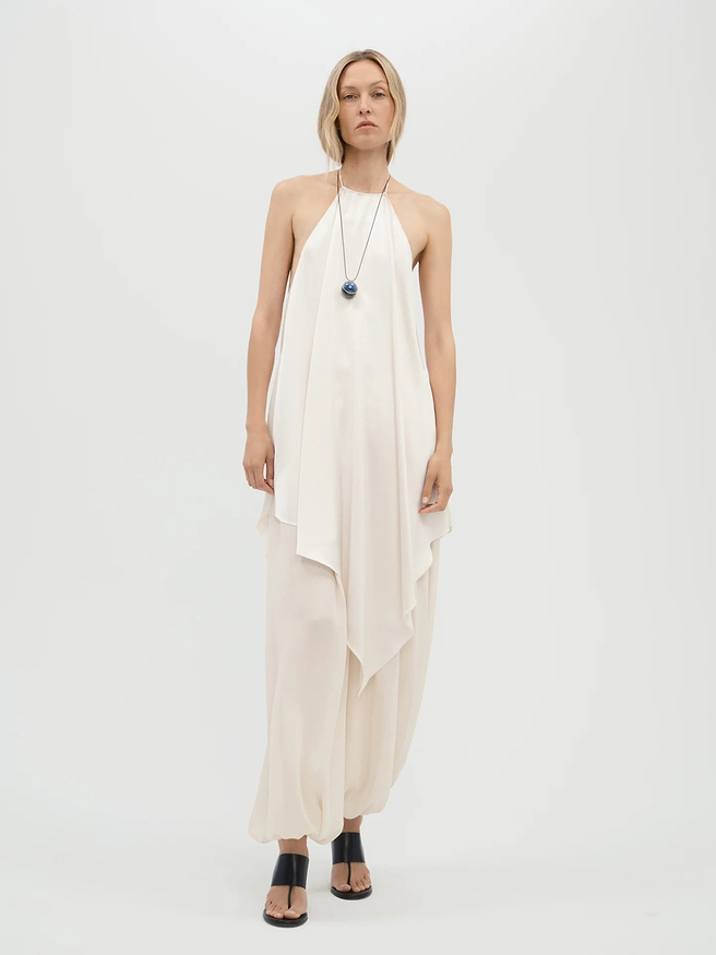 Sibem Dress in Silk - AFLALO