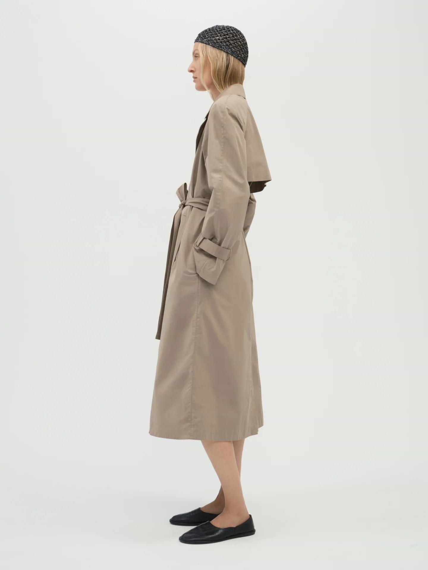 Luna Trench in Cotton Nylon - AFLALO