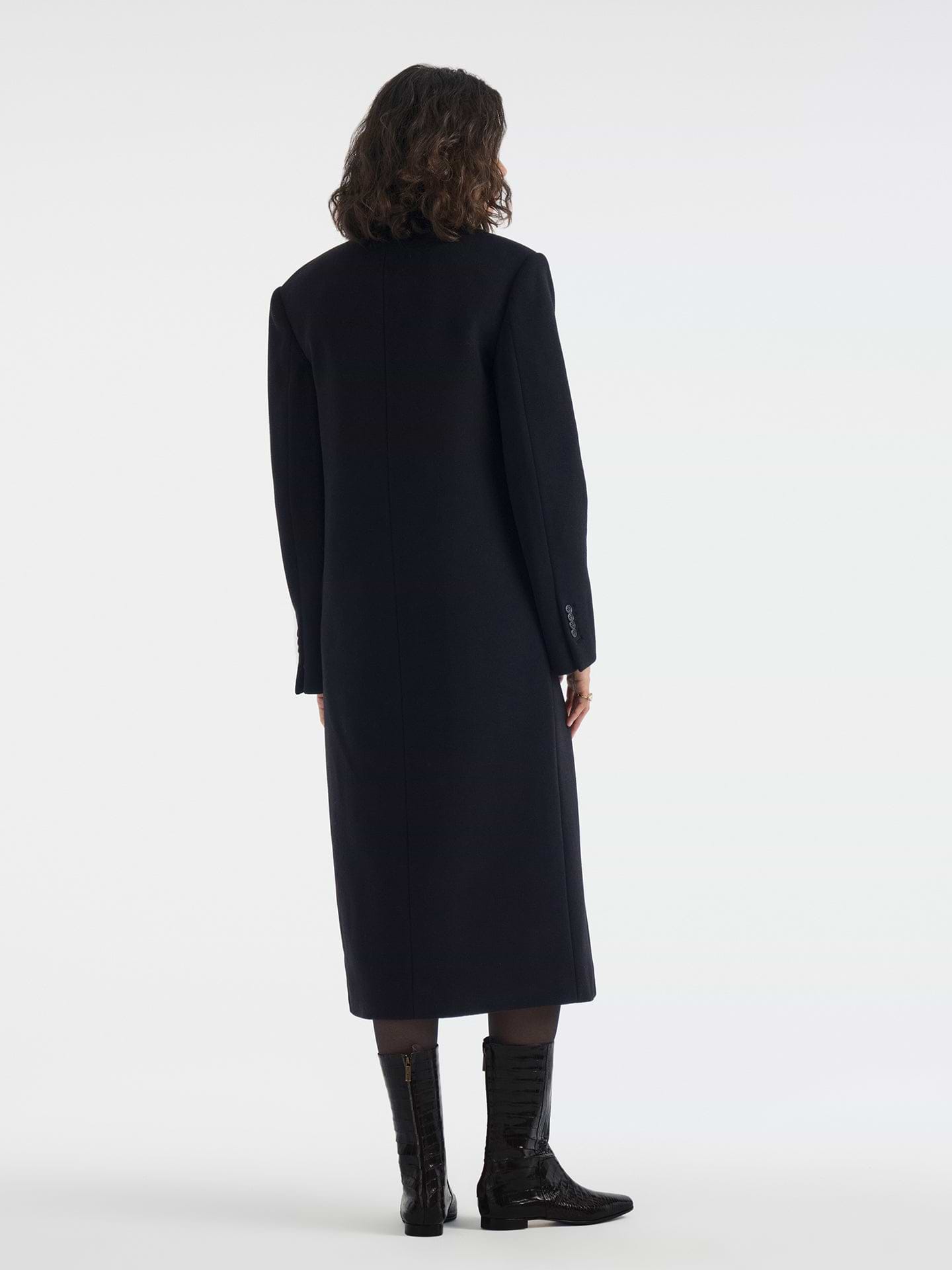 Obelisk Coat in Cashmere - AFLALO