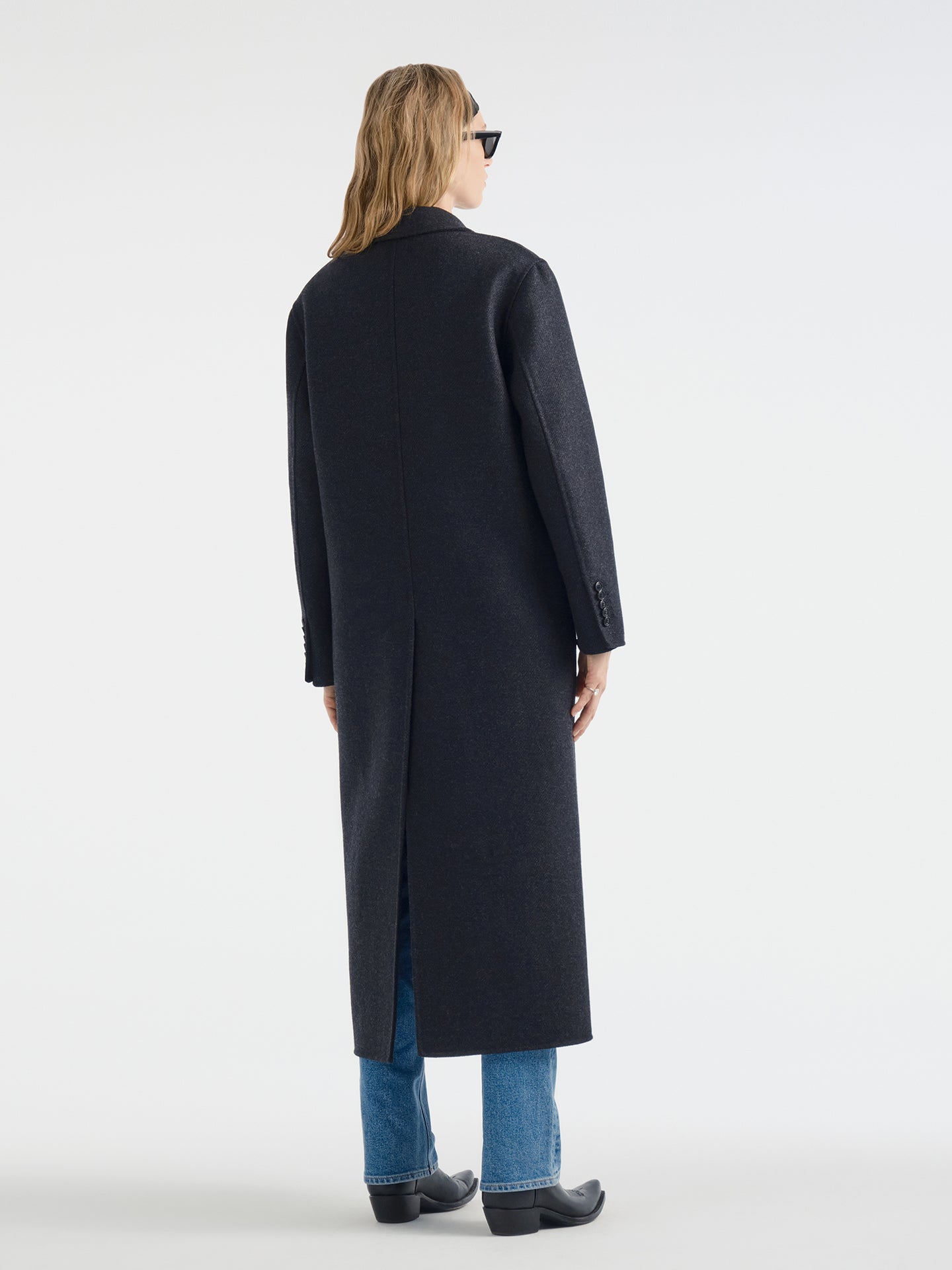 Velmira Coat in Wool Cashmere - AFLALO