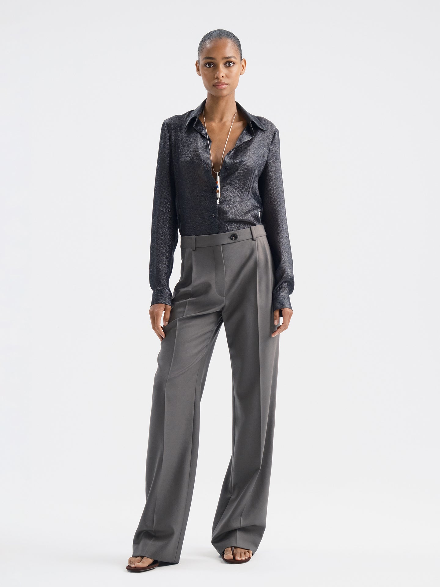 Tarlan Pant in Wool - AFLALO