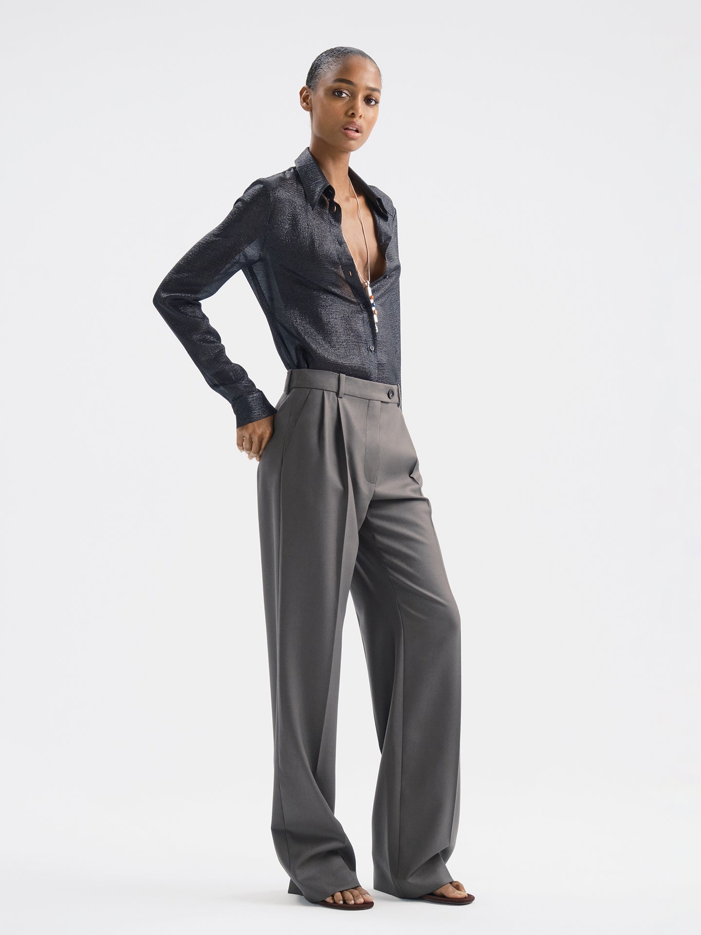 Tarlan Pant in Wool - AFLALO