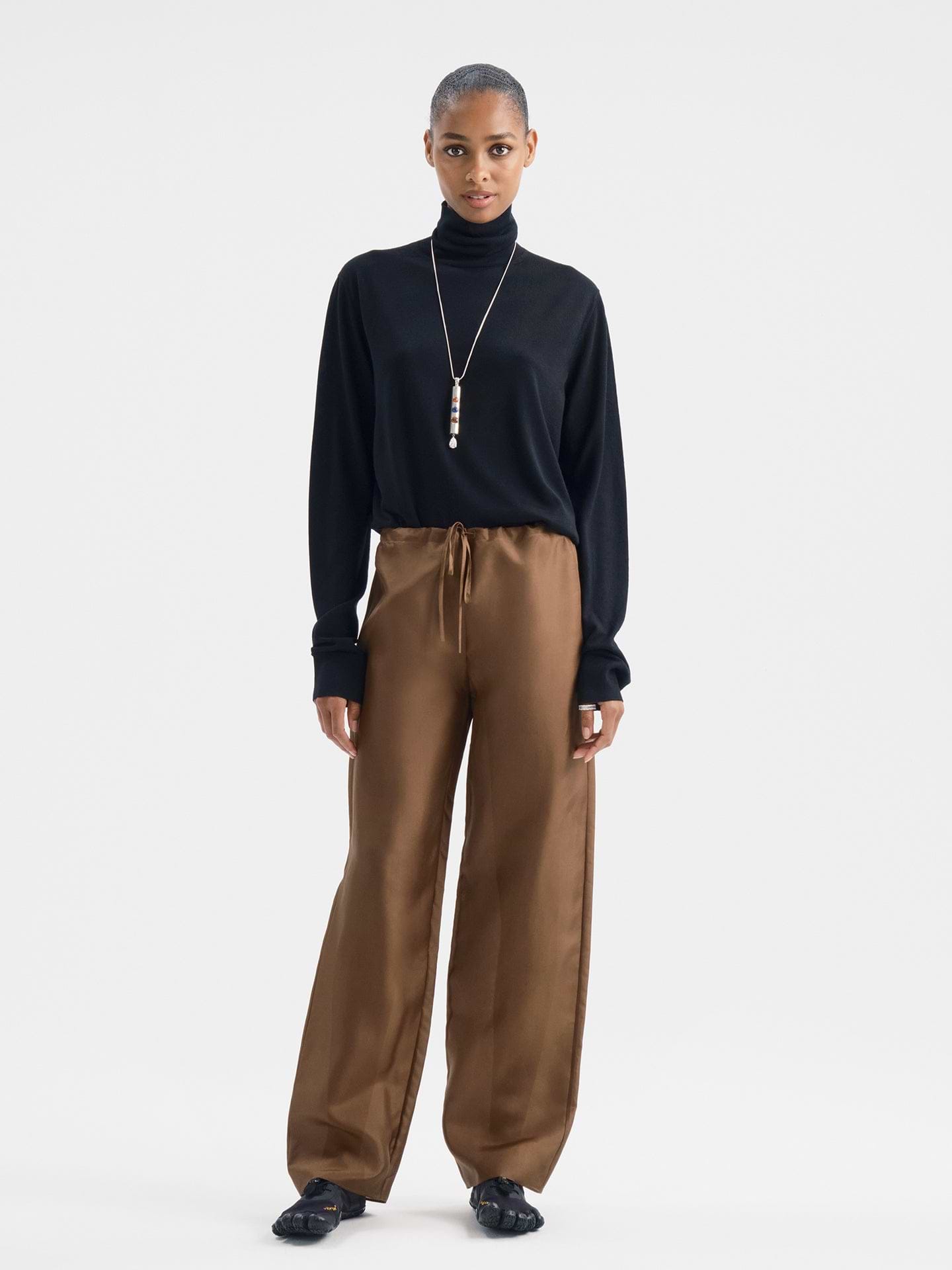 Byron Pant in Silk - AFLALO