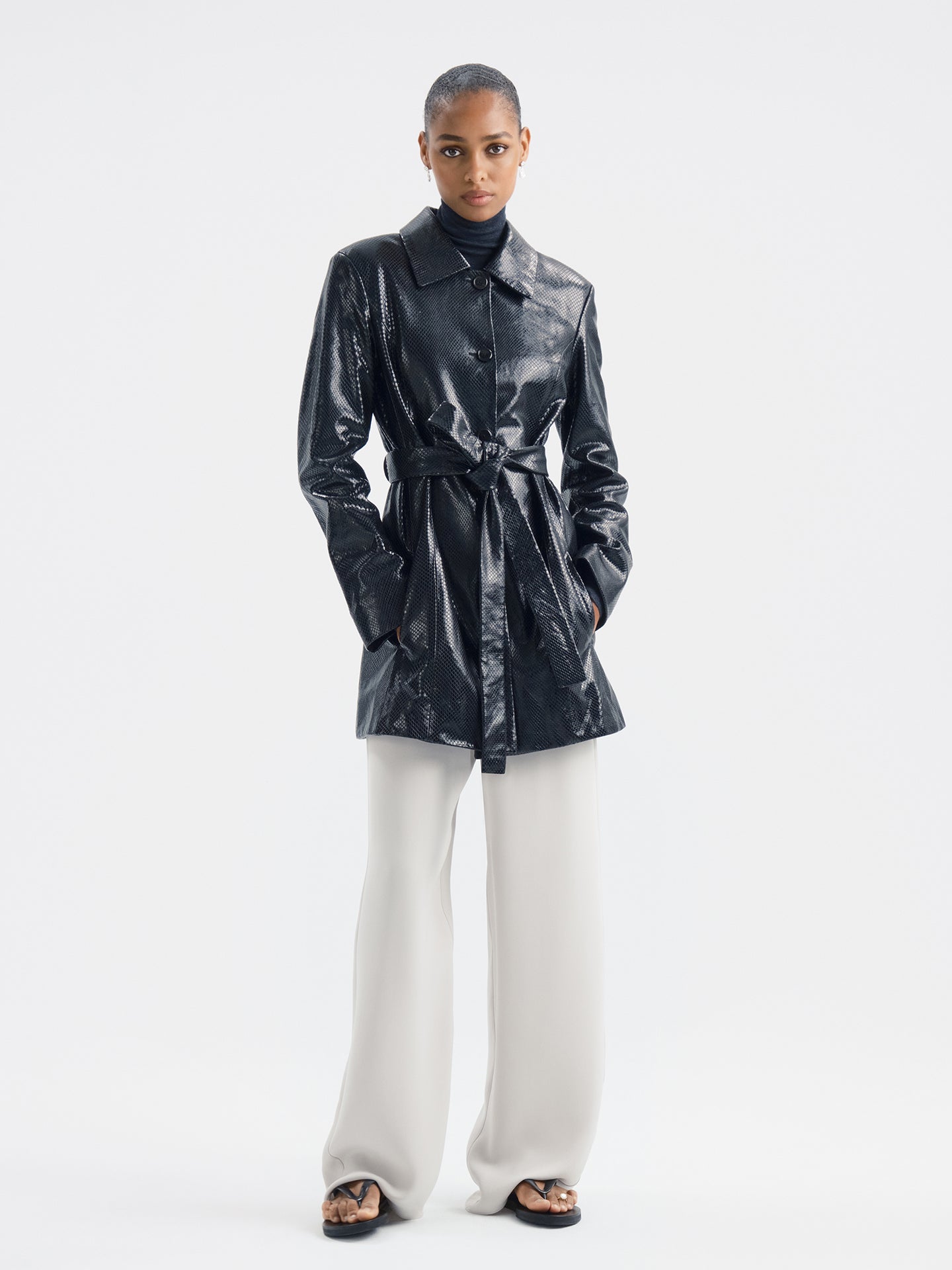 Ater Pant in Silk - AFLALO