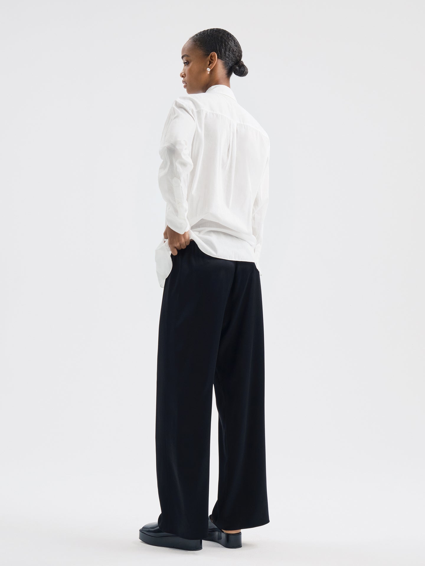 Zanitha Pant in Silk - AFLALO